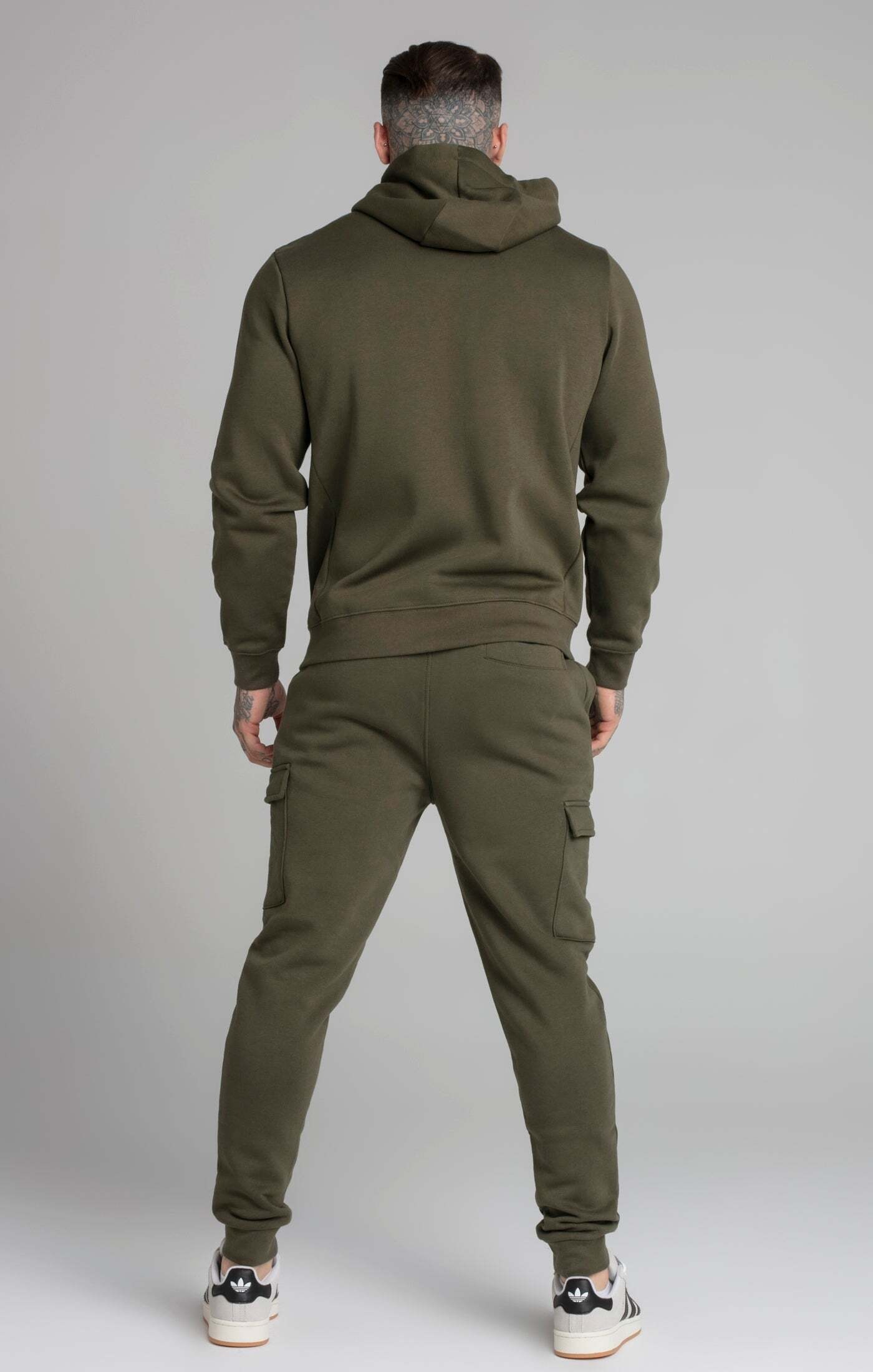 Siksilk Sweatpants »Siksilk Sweatpants Khaki Essential Cargo Jogger«