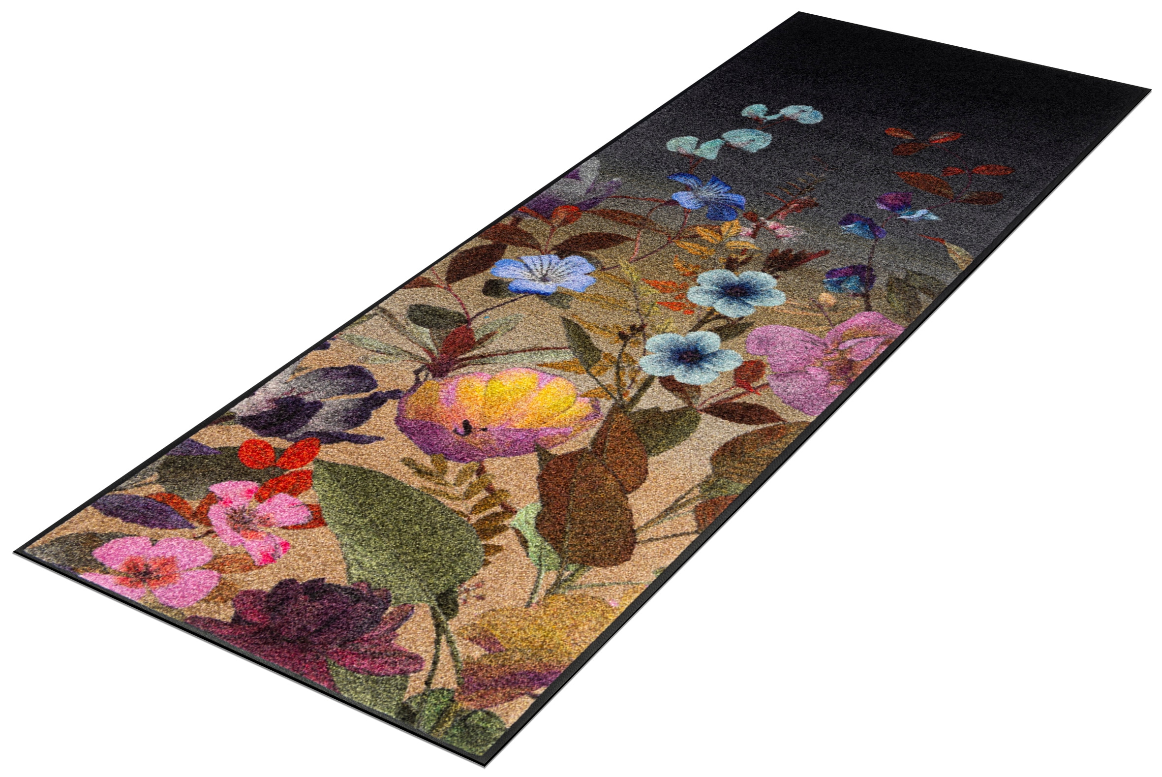 wash+dry by Kleen-Tex Läufer »Midnight Blooms« rechteckig 7 mm Höhe