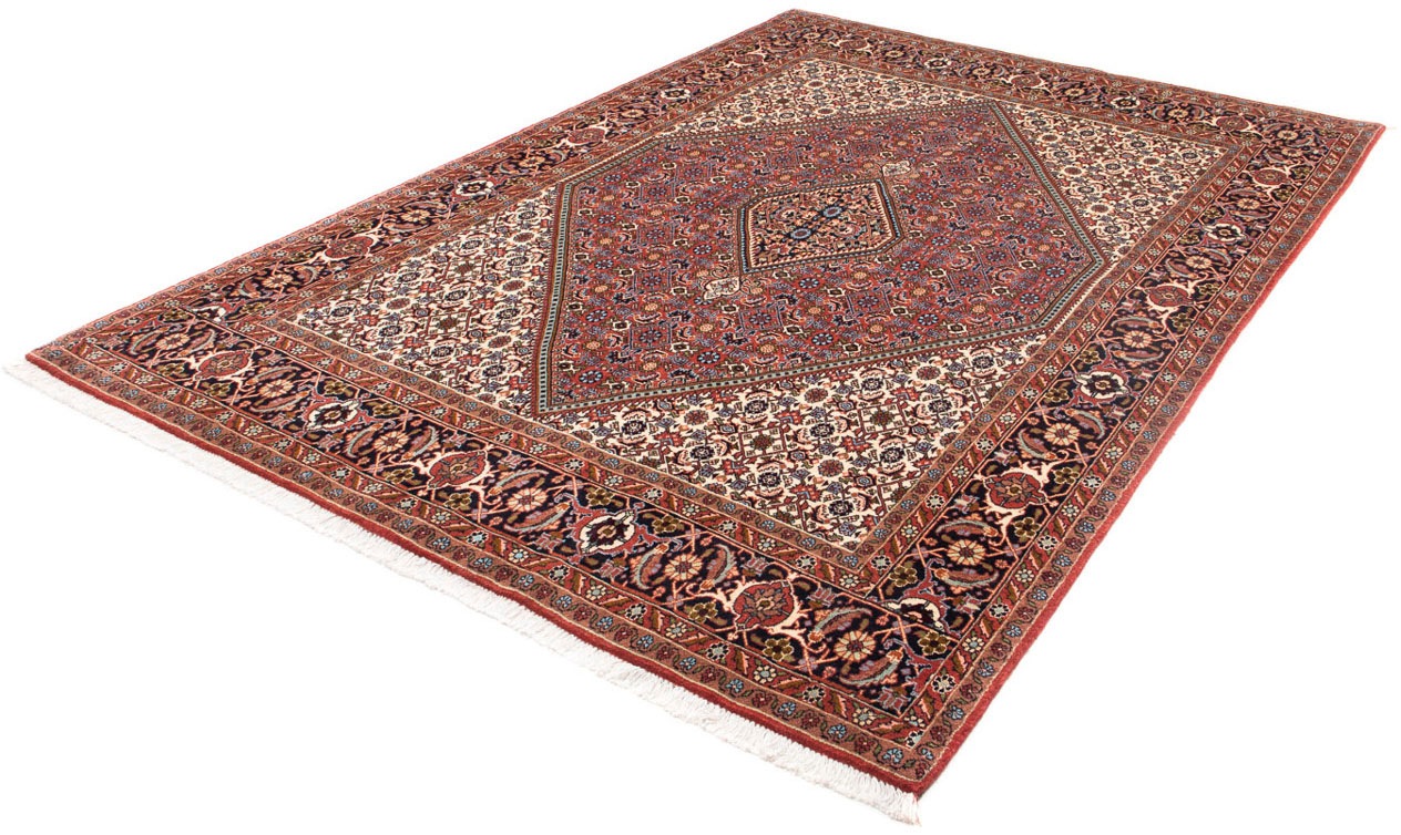 Image of morgenland Orientteppich »Perser - Bidjar - 250 x 171 cm - hellrot«, rechteckig, 15 mm Höhe, Wohnzimmer, Handgeknüpft, Einzelstück mit Zertifikat bei Ackermann Versand Schweiz