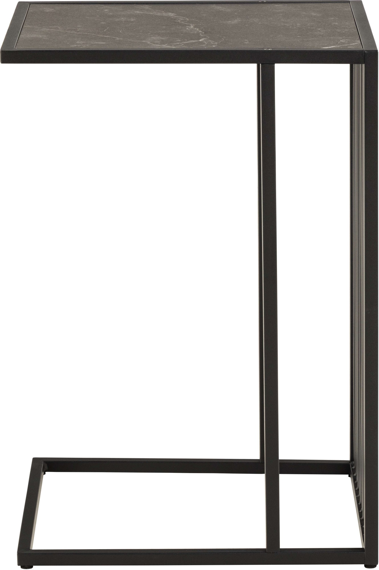 ACTONA GROUP Couchtisch »Strington Beistelltisch, Belastbarkeit bis 20 kg, verschiedene Grössen« Ecktisch, Metalllamellen, in verschiedene Tischplatten, pflegeleicht