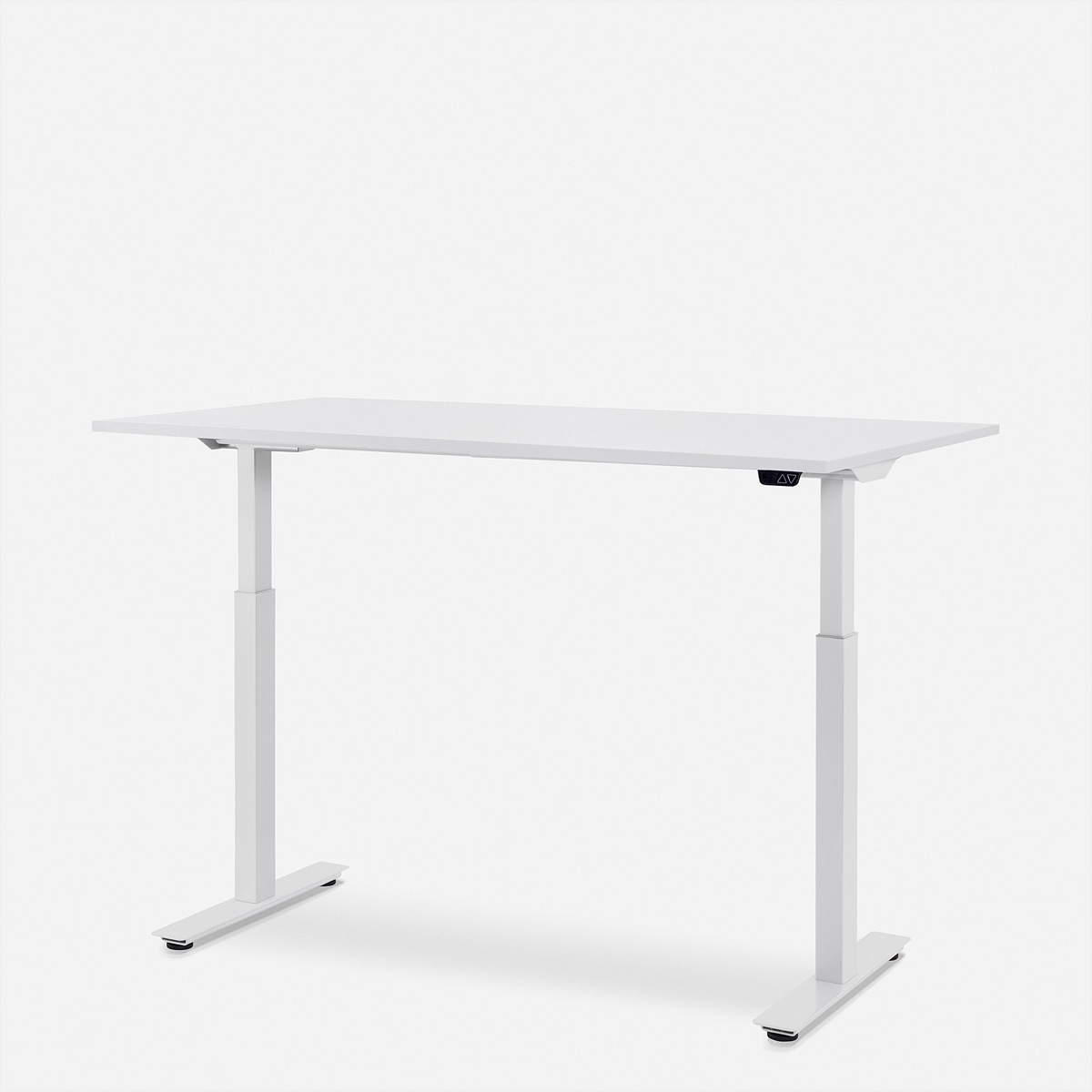 Schreibtische »WRK21 Schreibtisch Smart 160 x 80 cm, Höhenverstellbar, Weiss Uni / Weiss«