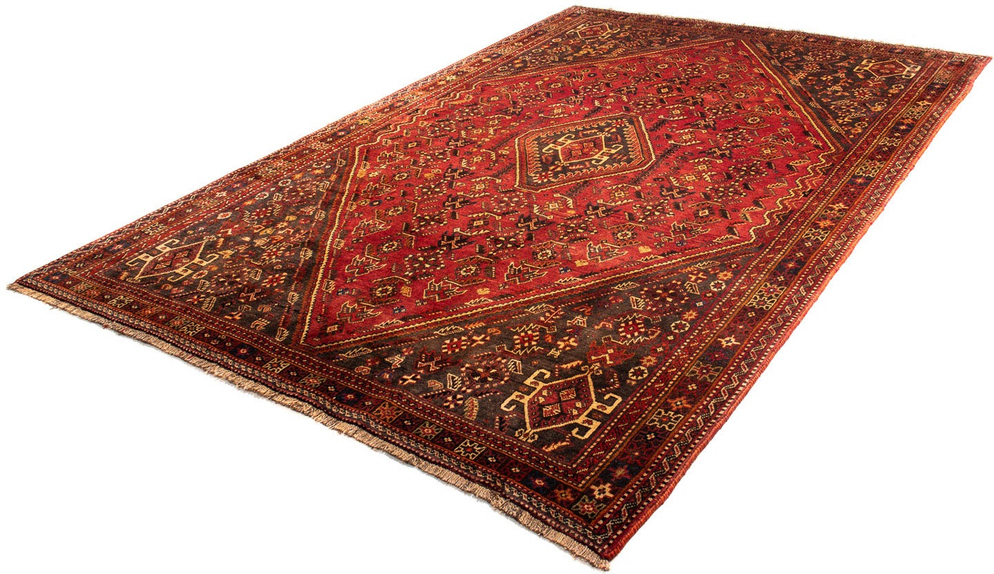 Image of morgenland Orientteppich »Perser - Nomadic - 277 x 181 cm - dunkelrot«, rechteckig, 10 mm Höhe, Wohnzimmer, Handgeknüpft, Einzelstück mit Zertifikat bei Ackermann Versand Schweiz