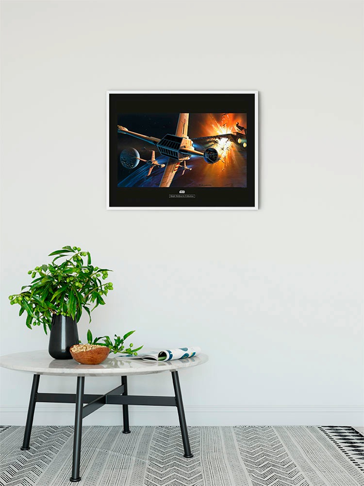 Komar Bild »Star Wars Classic RMQ Endor Orbit War«, Star Wars, (1 St.), Wandbild zur Dekoration im Kinderzimmer - ohne Rahmen