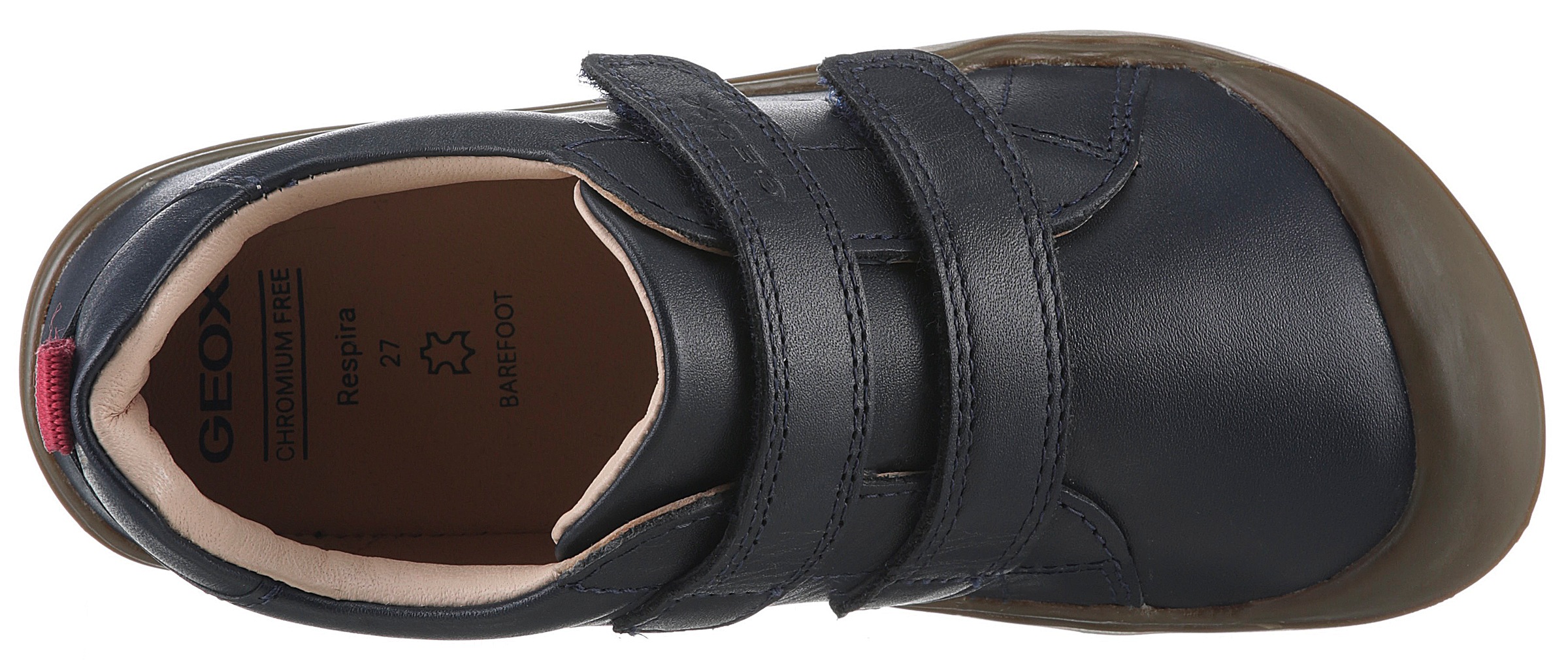 Geox Lauflernschuh »B STEPPIEUP BOY A«, Klettschuh, Barfussschuh, Babyschuh mit Klettverschlüsse