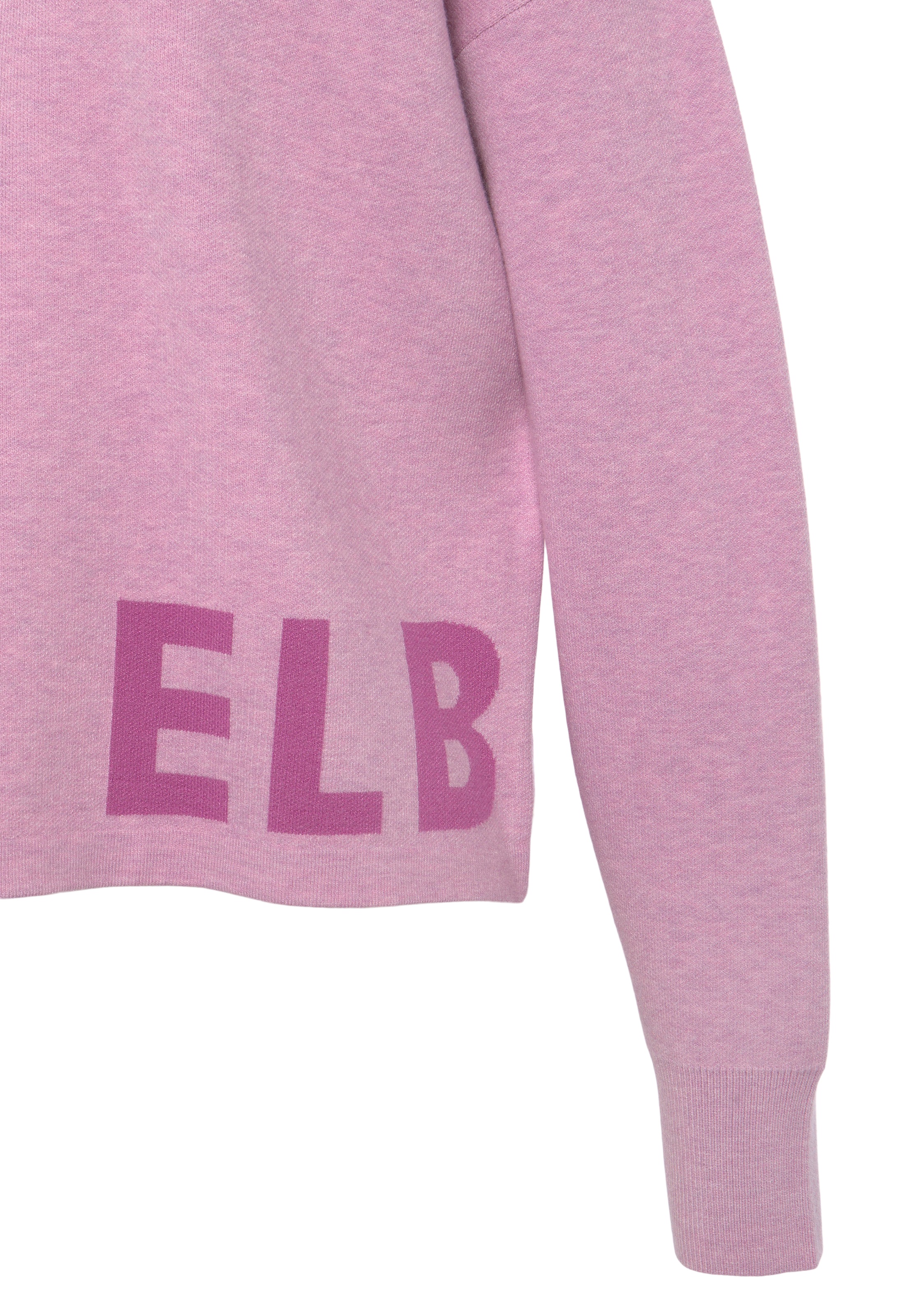 Elbsand Strickpullover »/ Loungeshirt«, aus hochwertigem Strick mit eingestricktem Logo, Loungewear