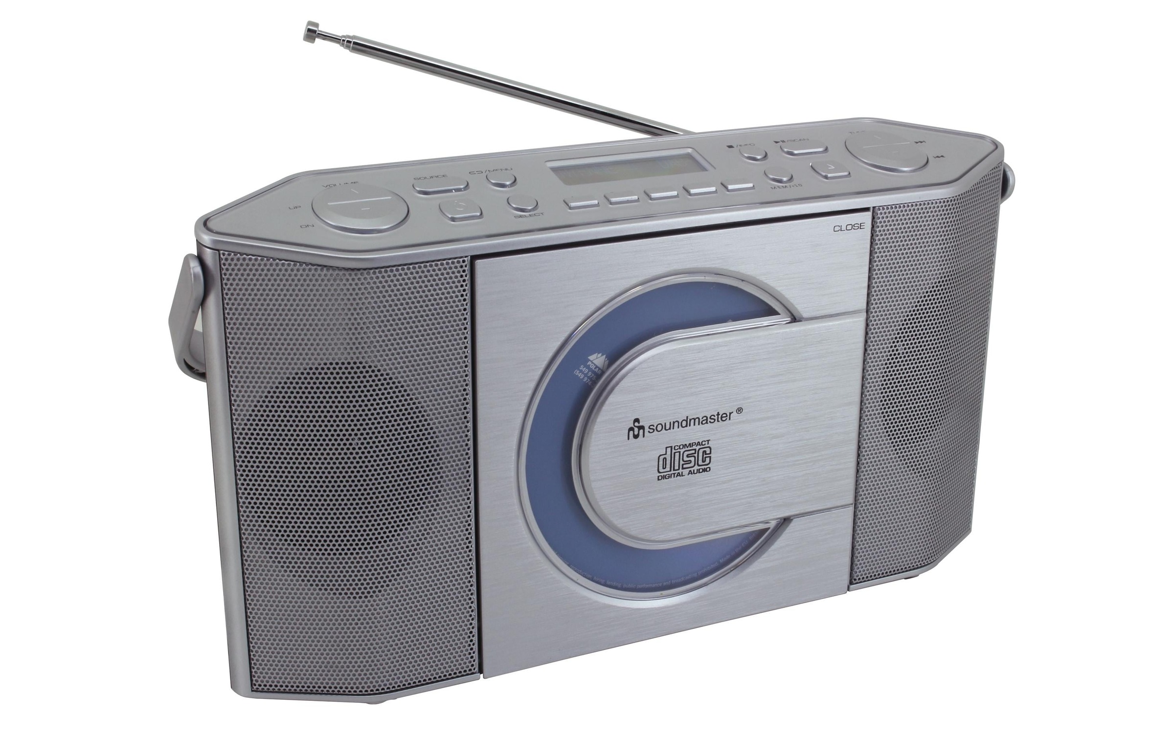 Soundmaster Digitalradio (DAB+) »RCD1770SI Silber«, (Digitalradio (DAB+)-FM-Tuner)