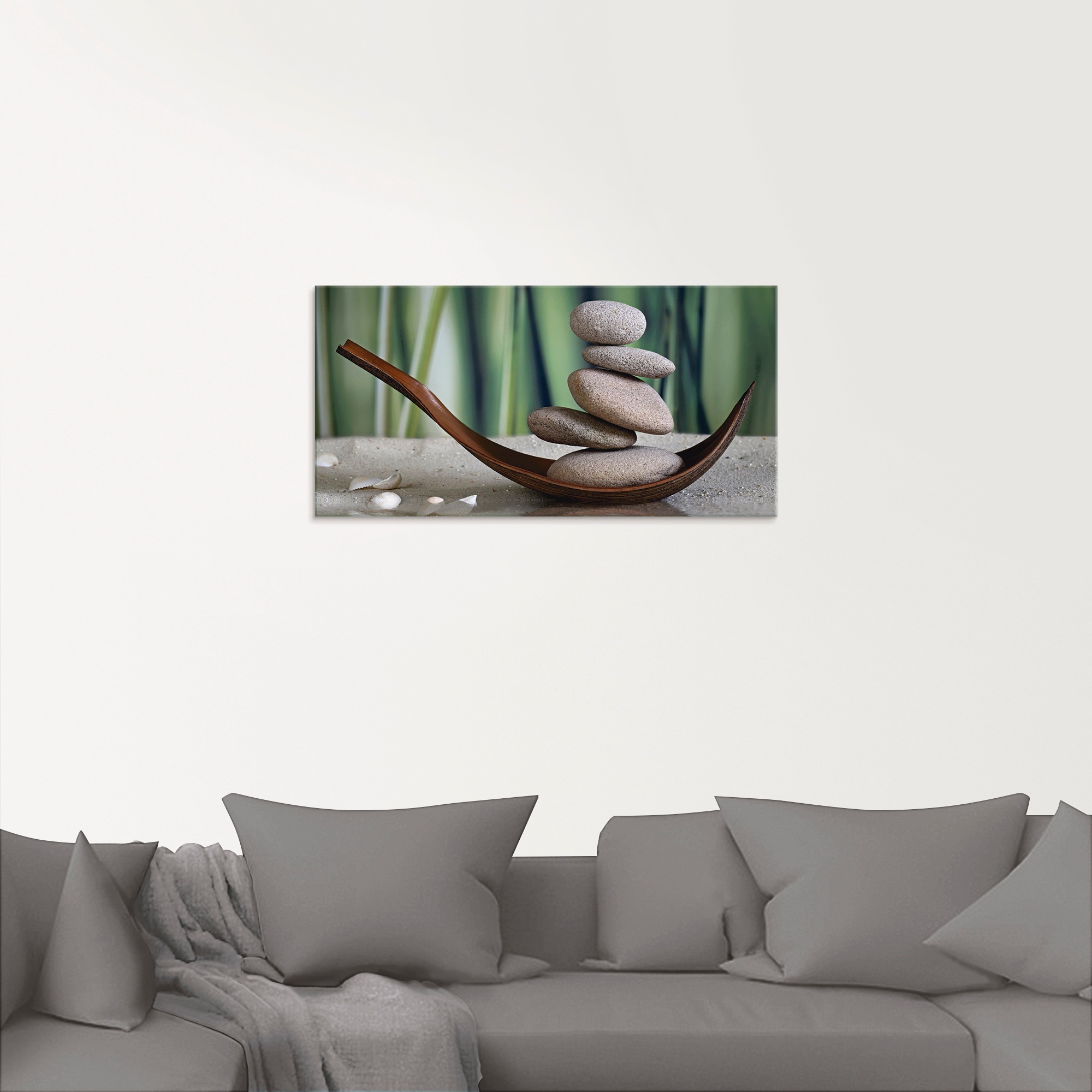 Artland Glasbild »Gleichgewicht«, Zen, (1 St.), in verschiedenen Grössen