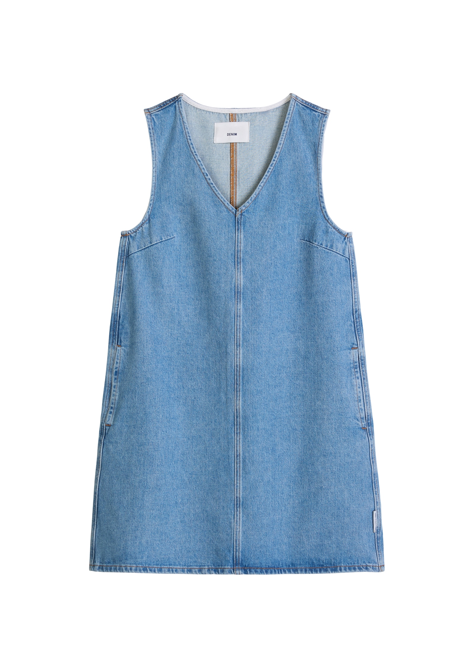 Marc O'Polo DENIM Robe en jean loose fit mit Ananasblattfasern