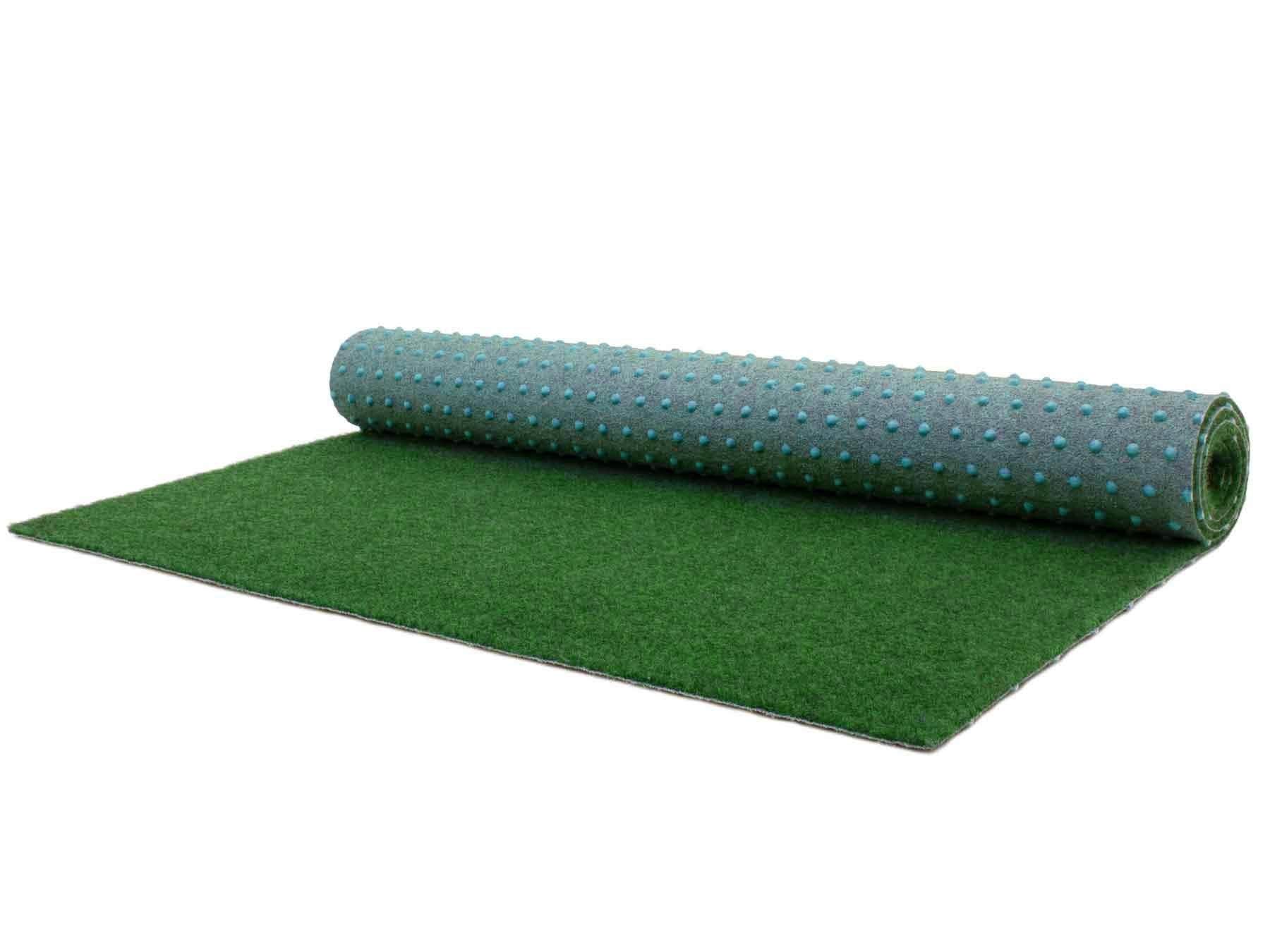 Primaflor-Ideen in Textil Kunstrasen »COMFORT, Made in Netherlands«, rechteckig, 5 mm Höhe, grün, mit Noppen, strapazierfähig, witterungsbeständig & wasserfest