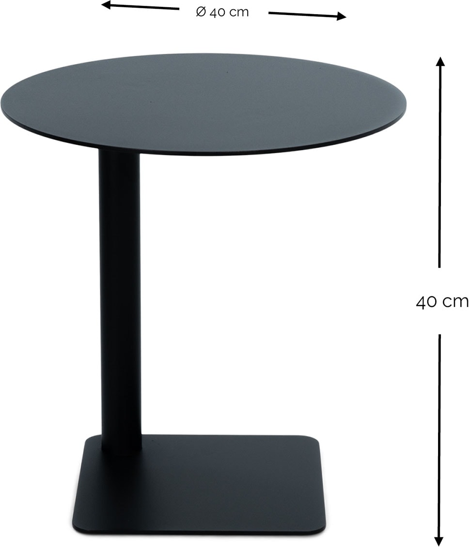 Spinder Design Table d'appoint »SUNNY 40« table d'appoint en acier