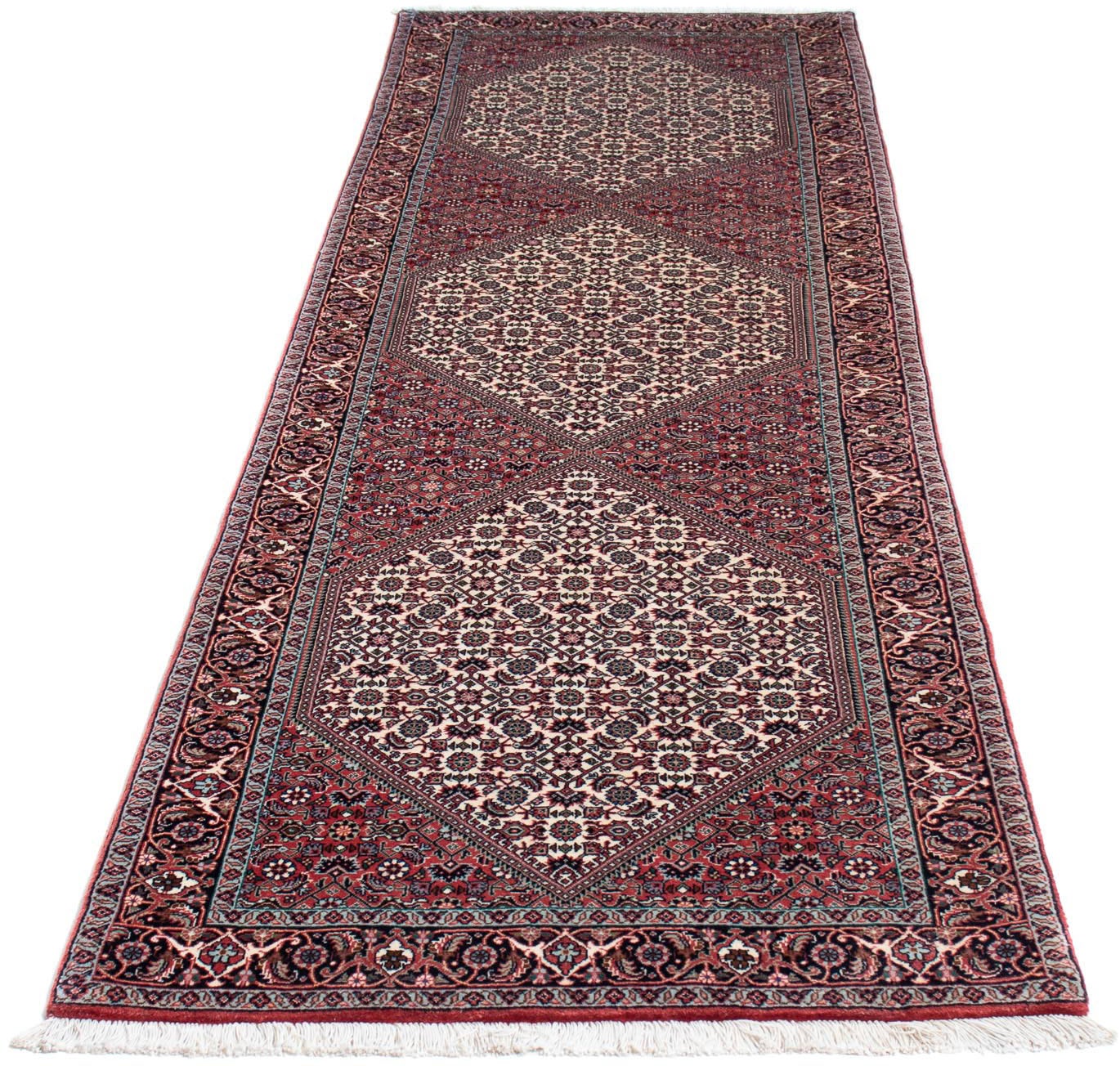 Image of morgenland Seidenteppich »Bidjar Medaillon 243 x 70 cm«, rechteckig, 1,5 mm Höhe, Unikat mit Zertifikat bei Ackermann Versand Schweiz