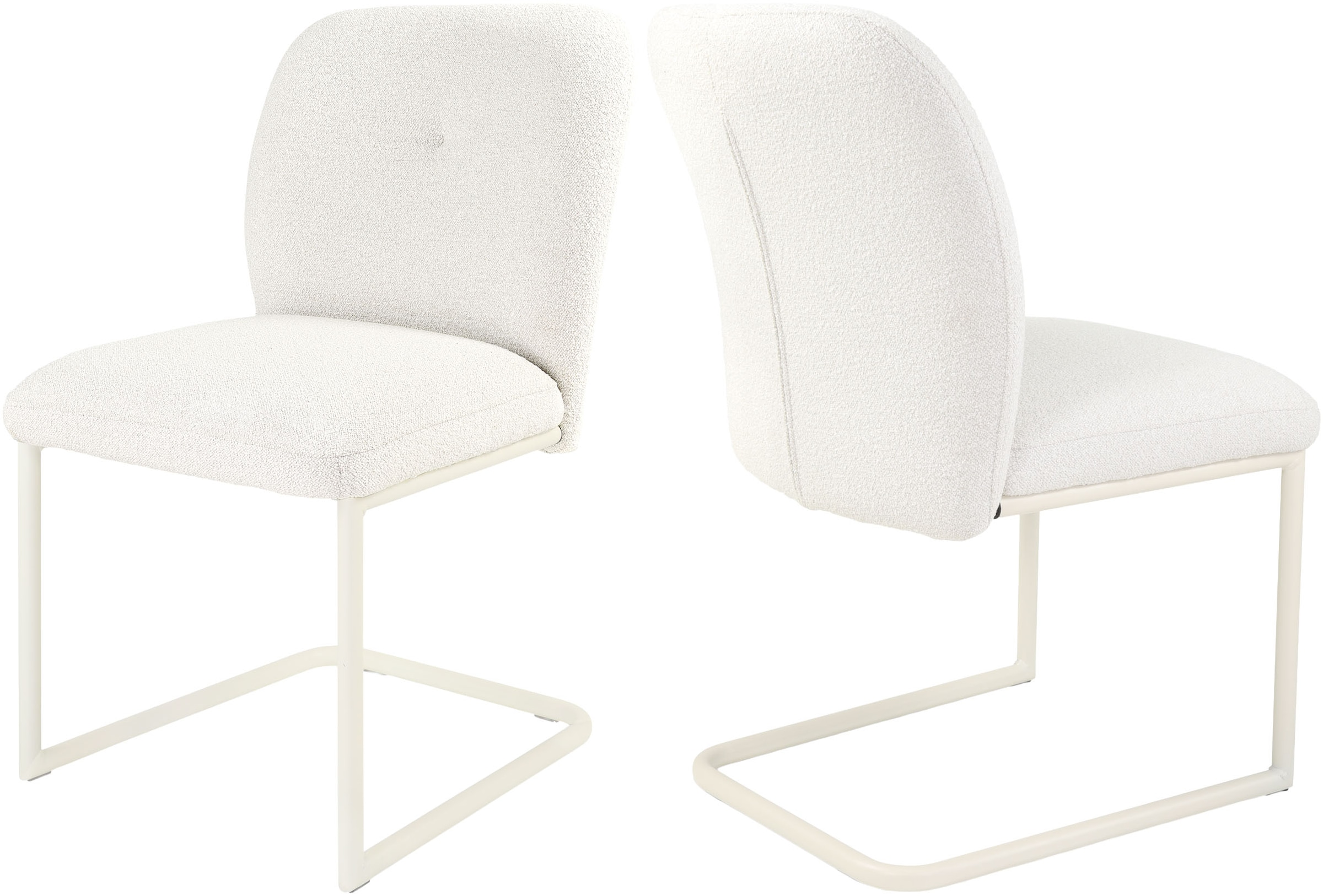 Image of TOM TAILOR HOME Freischwinger "PEBBLE CHAIR" (Set) 2 Stk.Esszimmerstuhl, Freischwinger, 140 kg belastbar, Rundrohrgestell