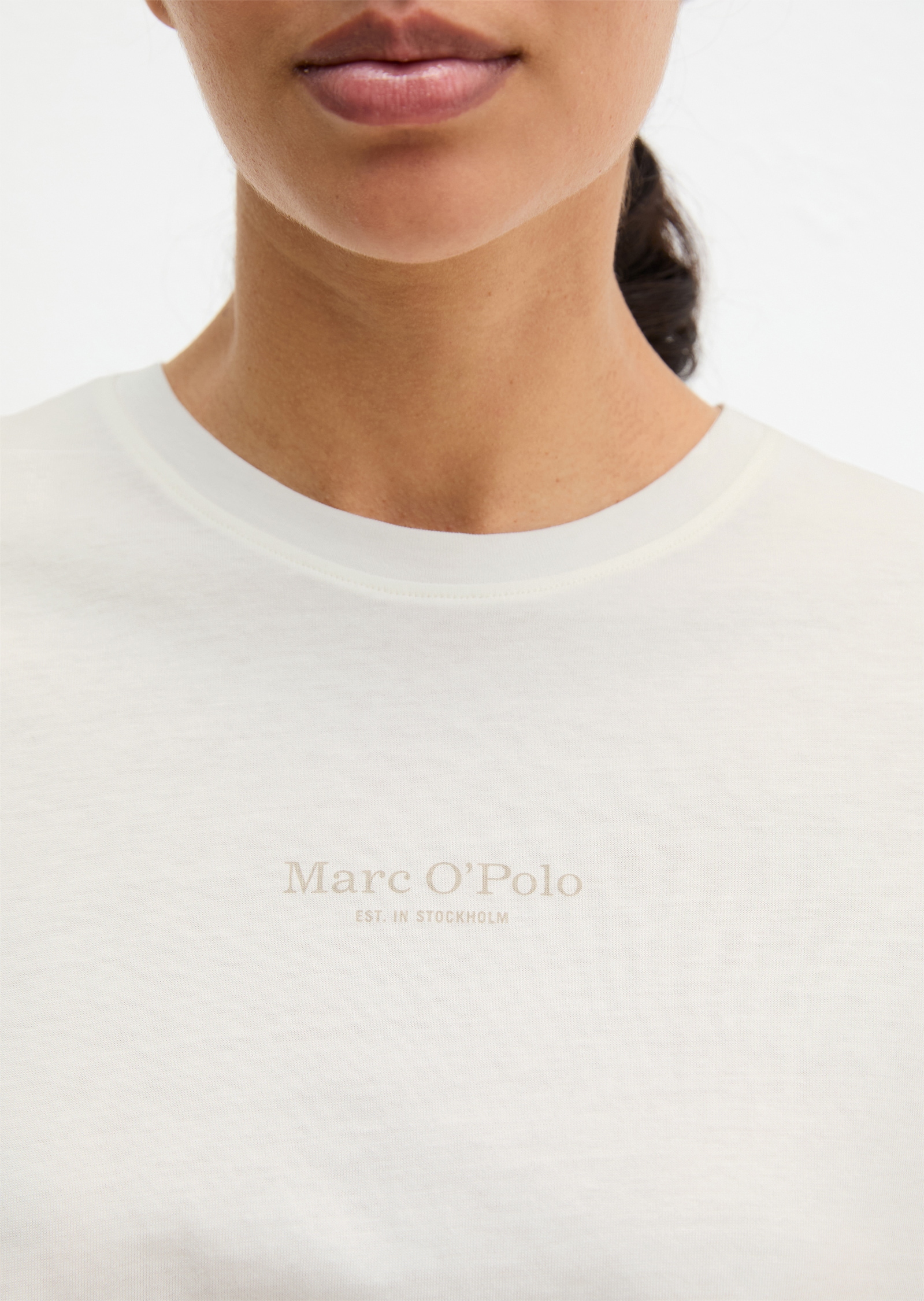 Marc O'Polo Haut de pyjama »Mix N Match Cotton« mit Rundhalsausschnitt und kurzen Ärmeln