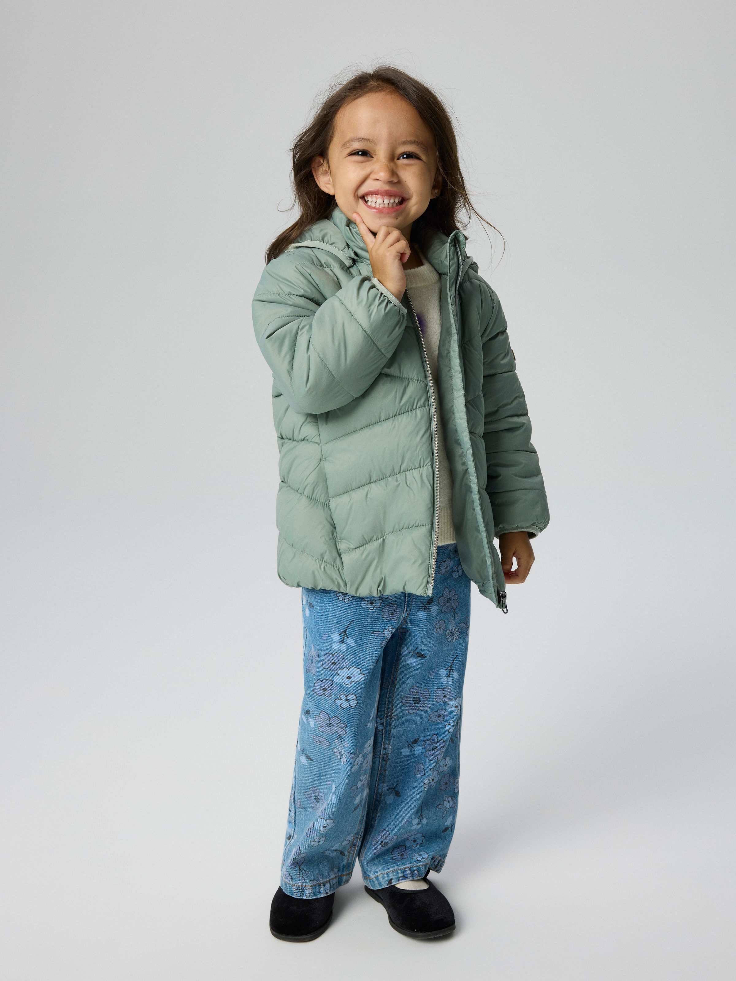 Name It Veste matelassée »NMFMARBLE JACKET PB1« avec capuche fibre synthétique