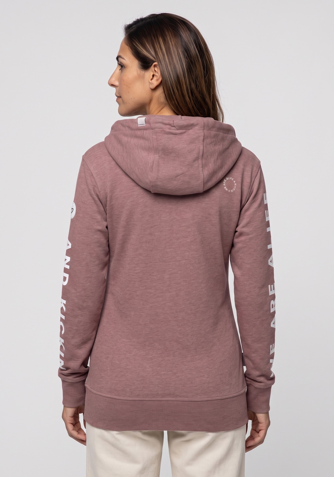 Alife & Kickin Veste sweat »JessyAK A« veste sweat à capuche légère avec inscription logo sur les manches