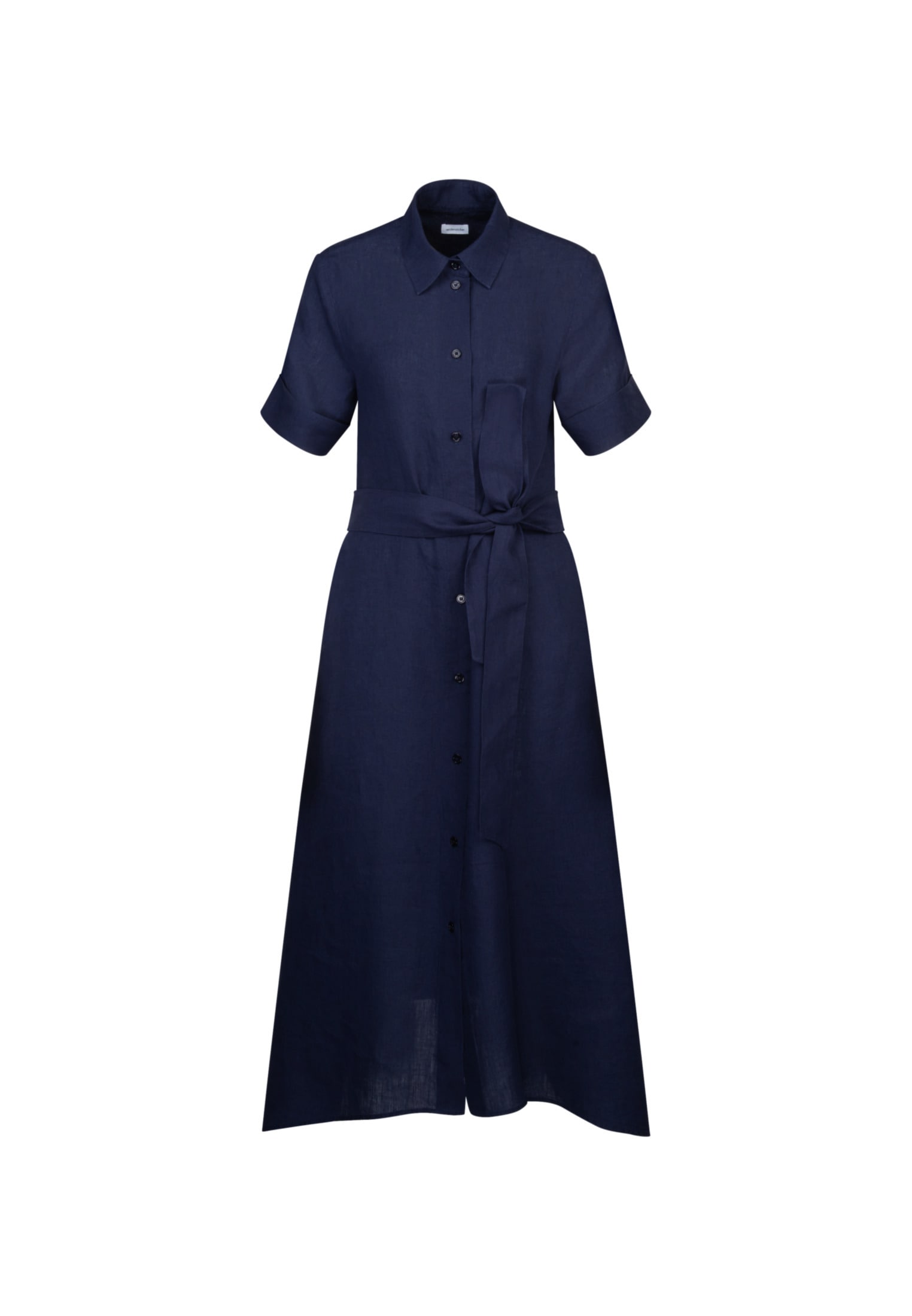 seidensticker Sommerkleid »Schwarze Rose«, Kurzarm Kragen Uni