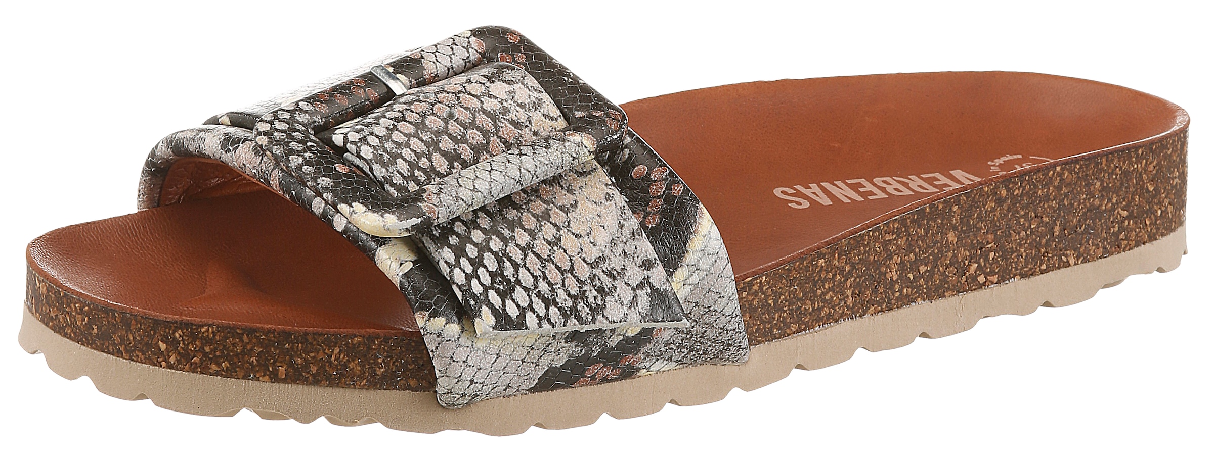 Image of VERBENAS Pantolette "REIKO MAMBA" Hausschuh, Sommerschuh, Strandschuh, Urlaubsschuh zum Schlupfen
