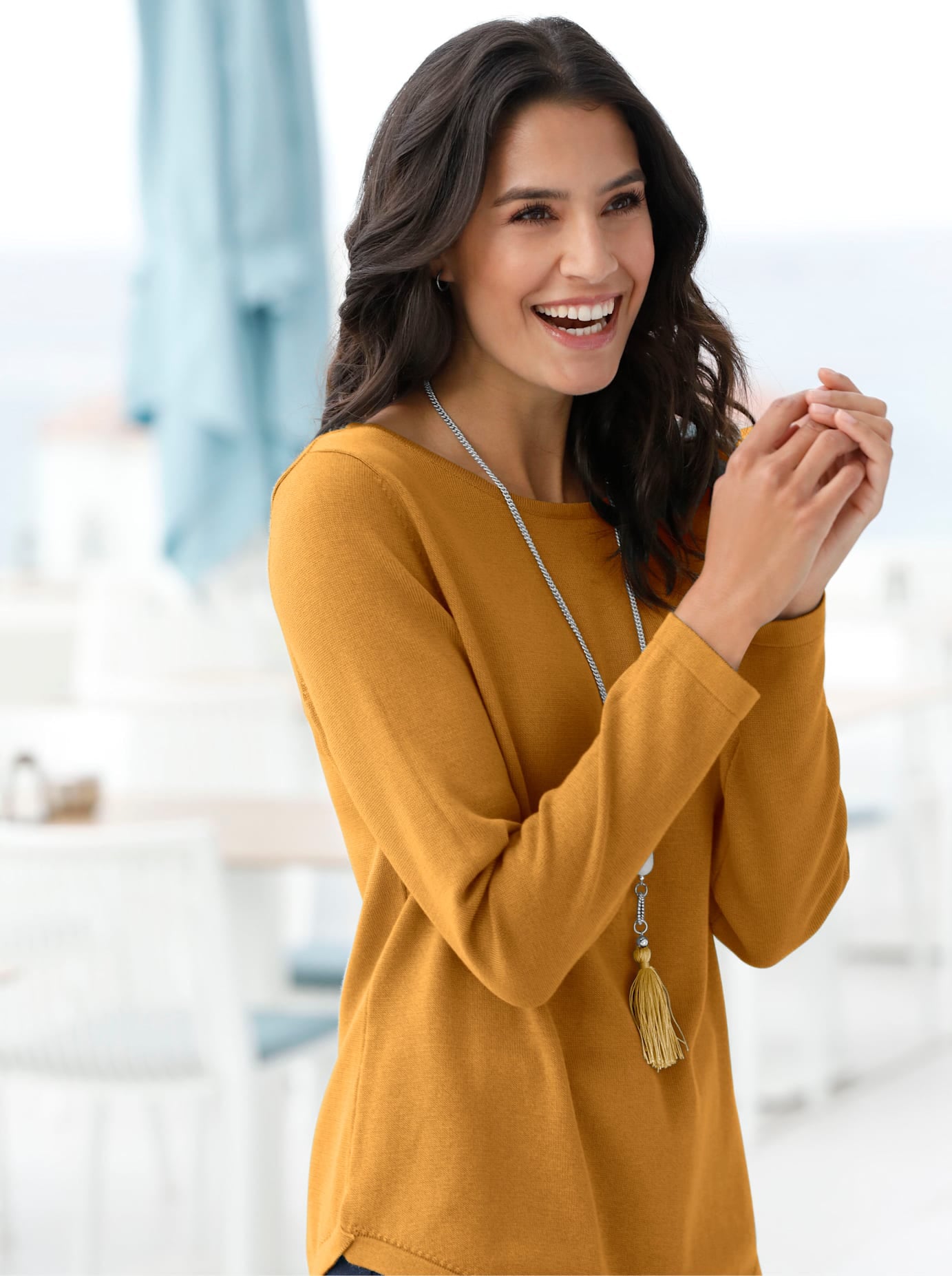 Inspirationen Rundhalspullover "Pullover"
