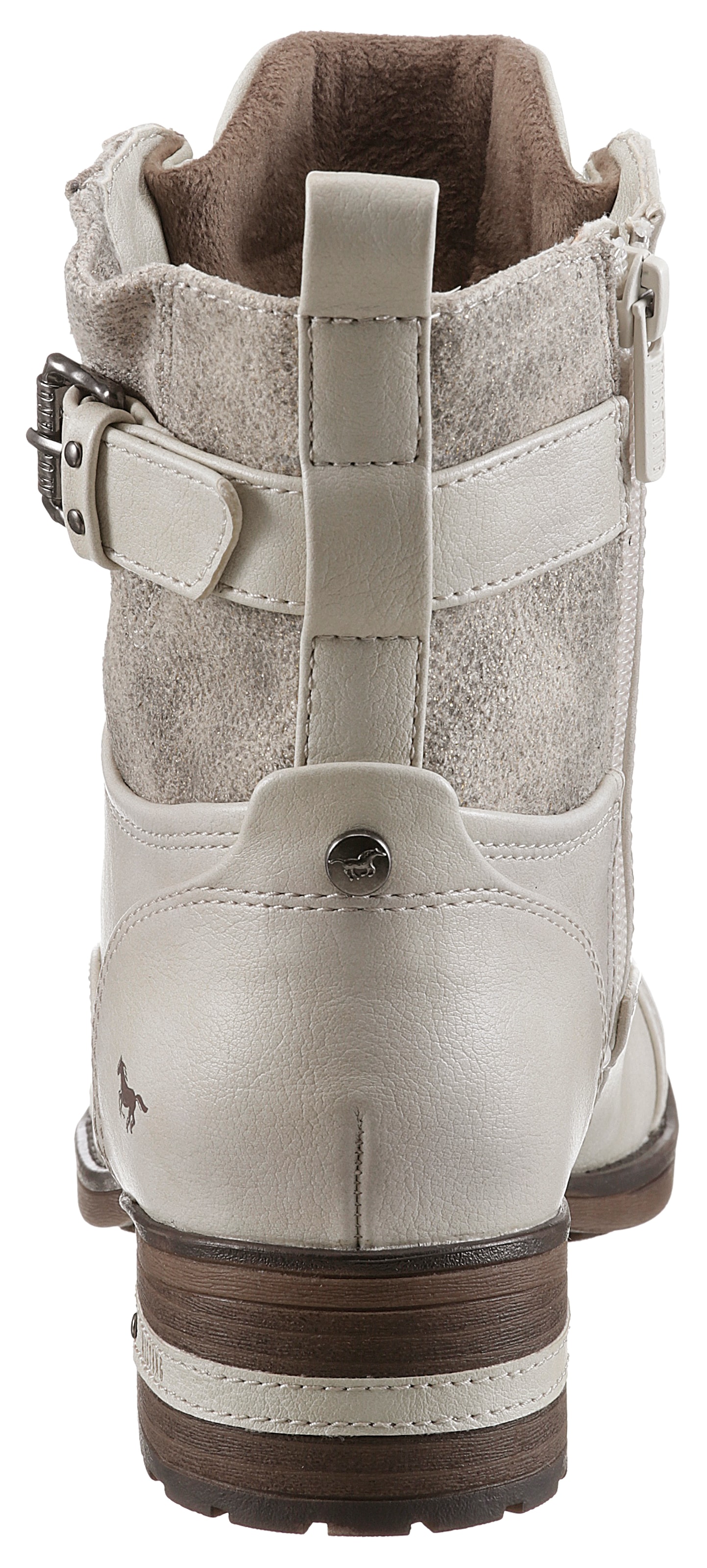 Mustang Shoes Schnürstiefelette, mit Innen-Reissverschluss