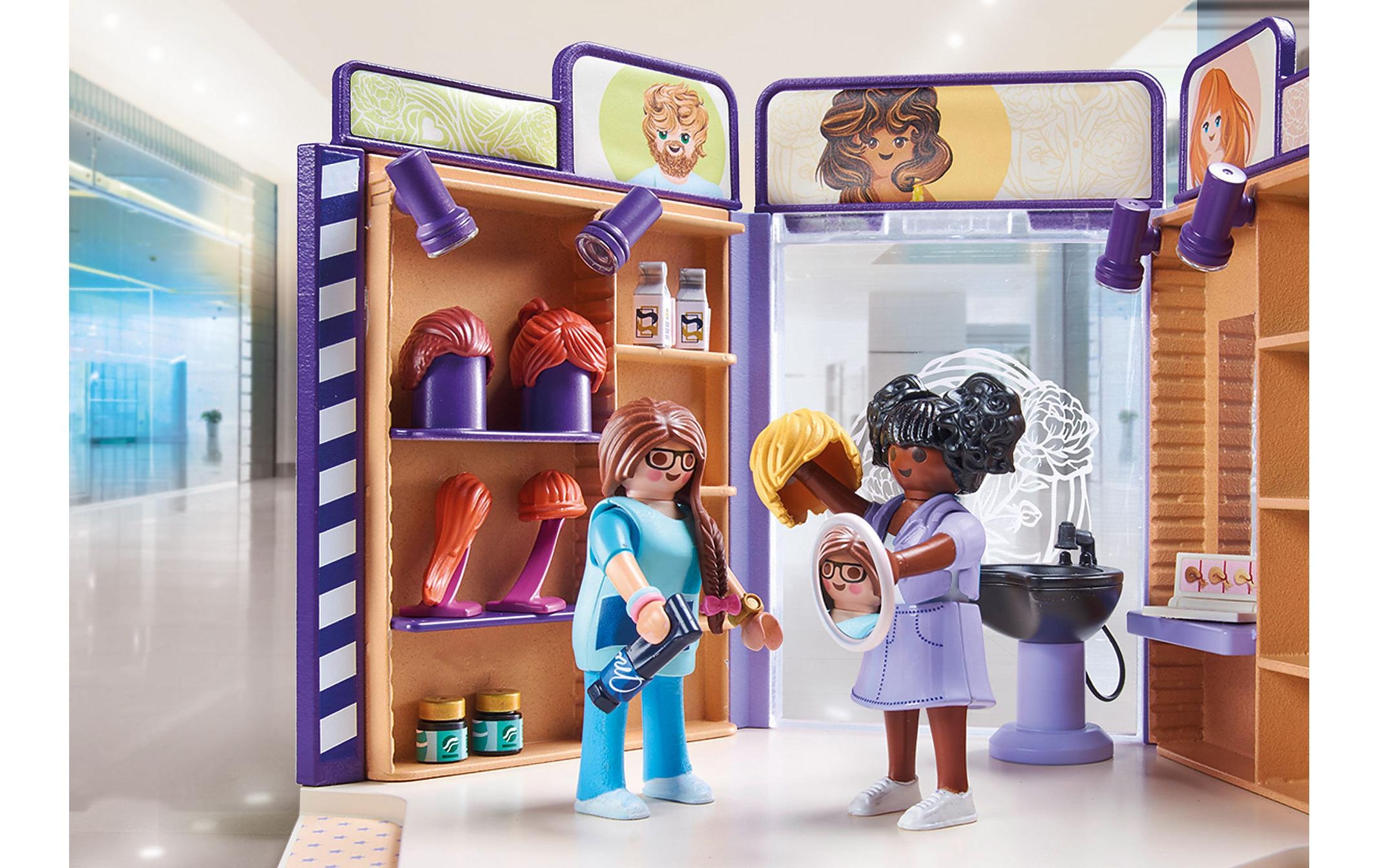 Playmobil® Spielbausteine »My Life Friseursalon 71535«, (80 St.)
