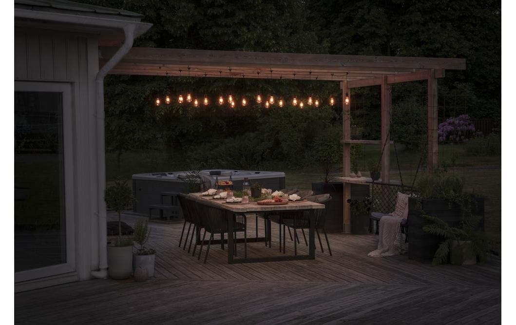 KONSTSMIDE Lichterkette »Erweiterung 10 LEDs Transparent«, 10 St.-flammig