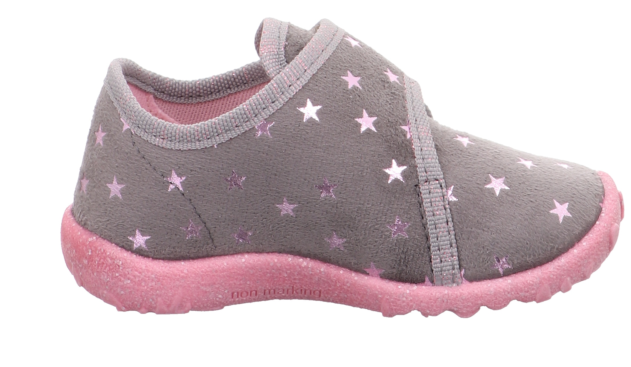 Superfit Hausschuh »SPOTTY WMS: Mittel«, Klettschuh, Kindergarten Schuh mit süssem Motiv