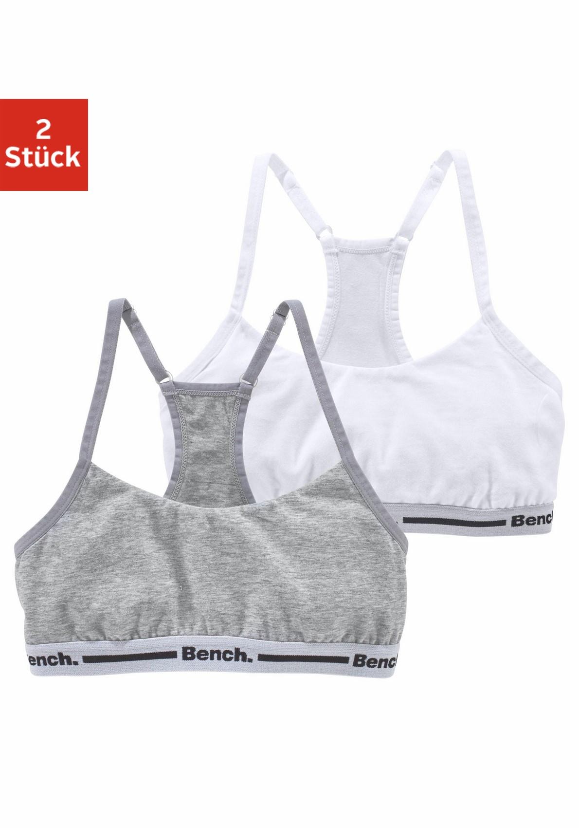 Bench. Bustier, (Packung, 2 tlg.), Mädchen - verstellbarer Ringerrücken