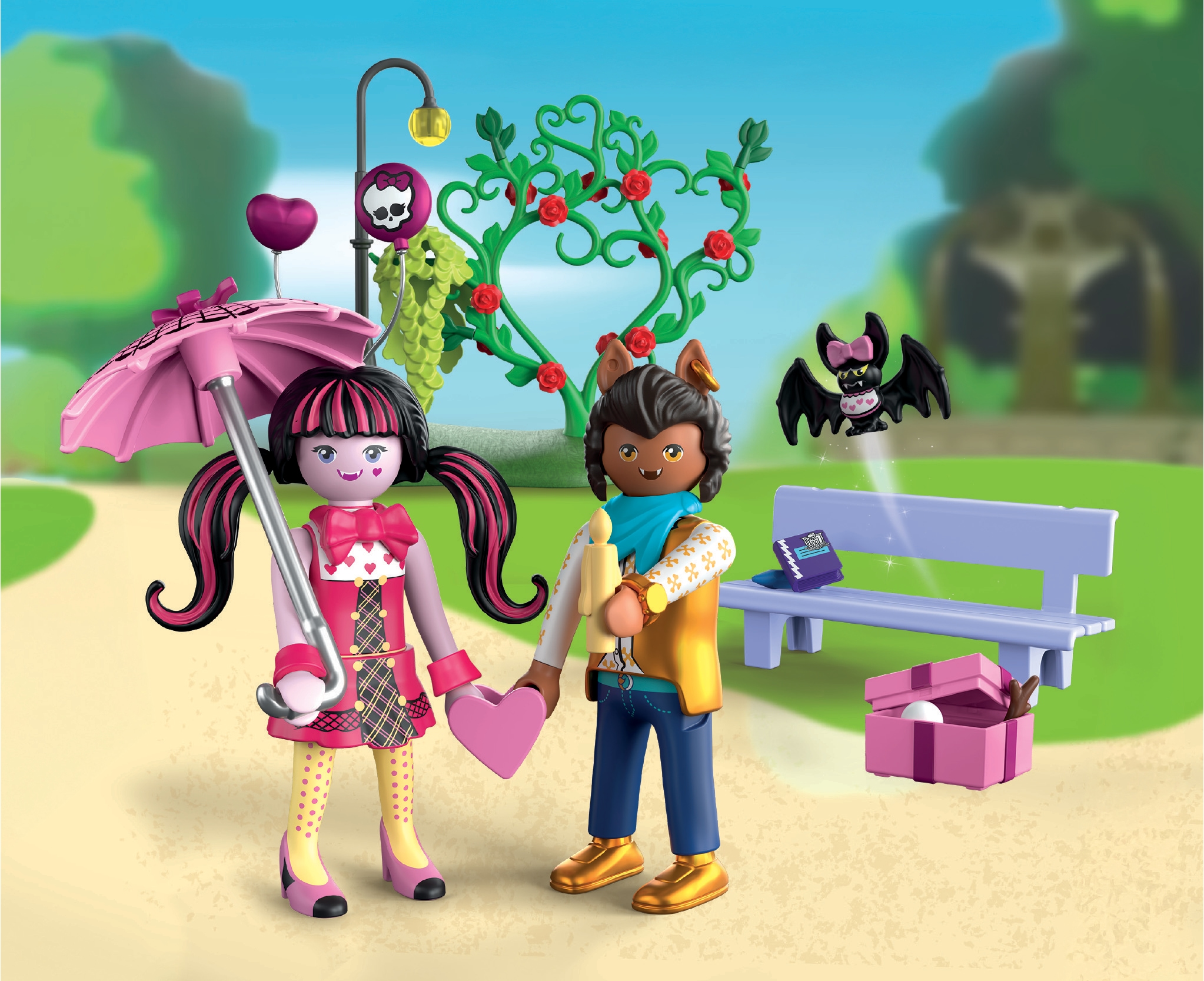 Playmobil® Jeu de construction »Valentinstagsdate (72043), Monster High™« figurine de jeu