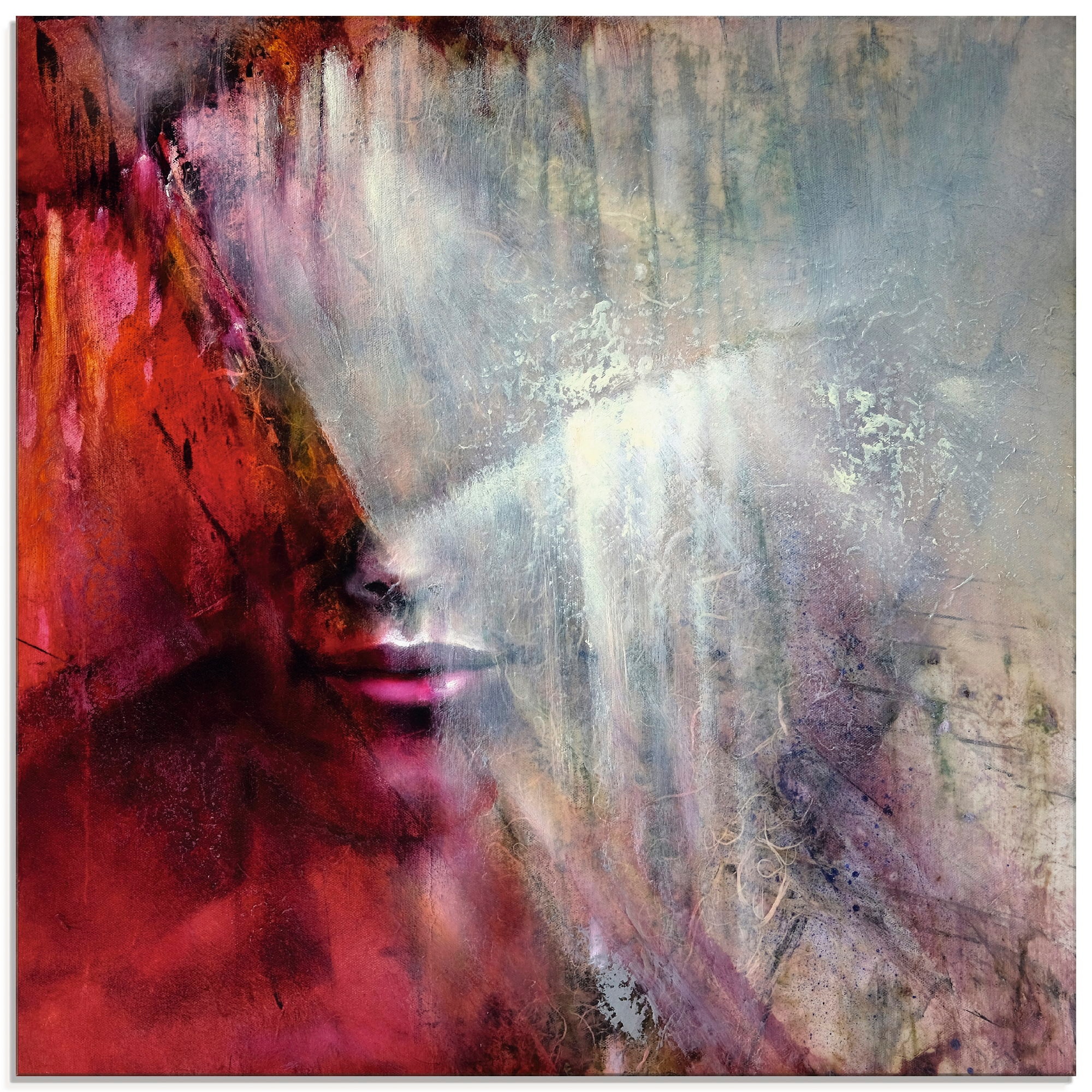 Image of Artland Glasbild "Julia" Frau 1 Stk. tlg. in verschiedenen Grössen