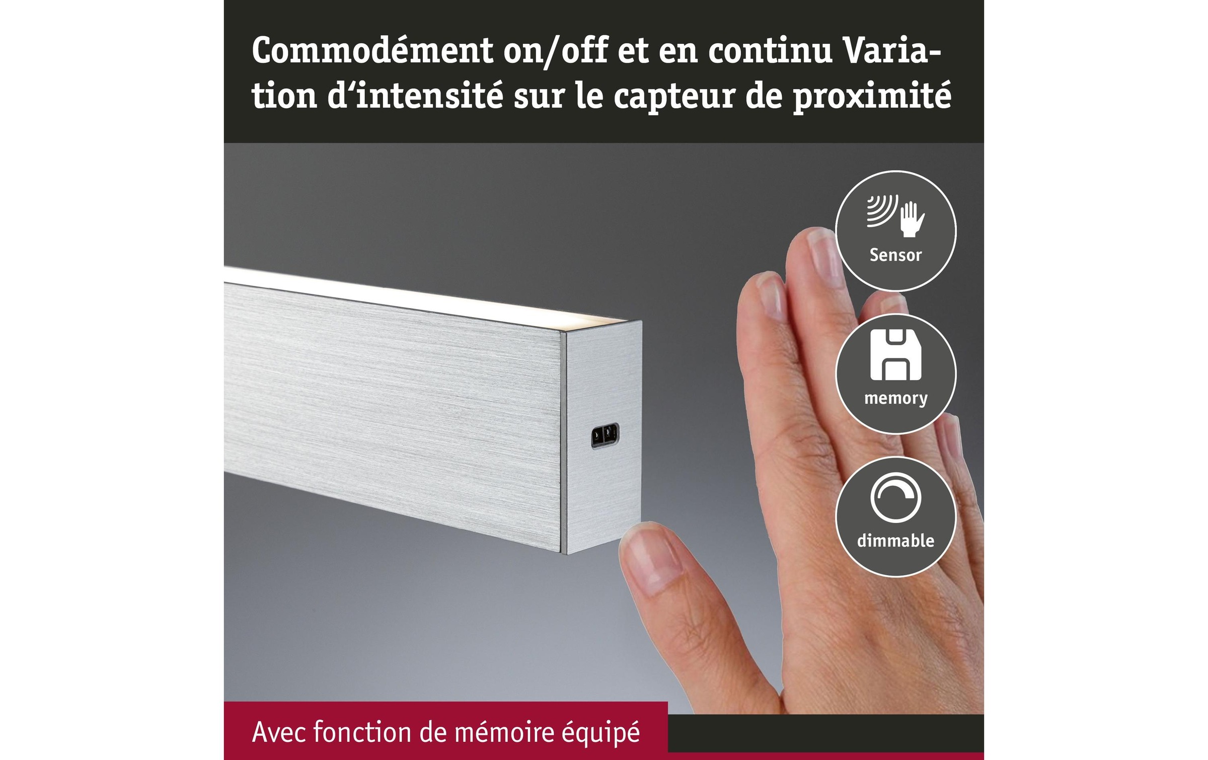 Paulmann LED Pendelleuchte »LED Touchless Sensor Aptare«, 1 flammig