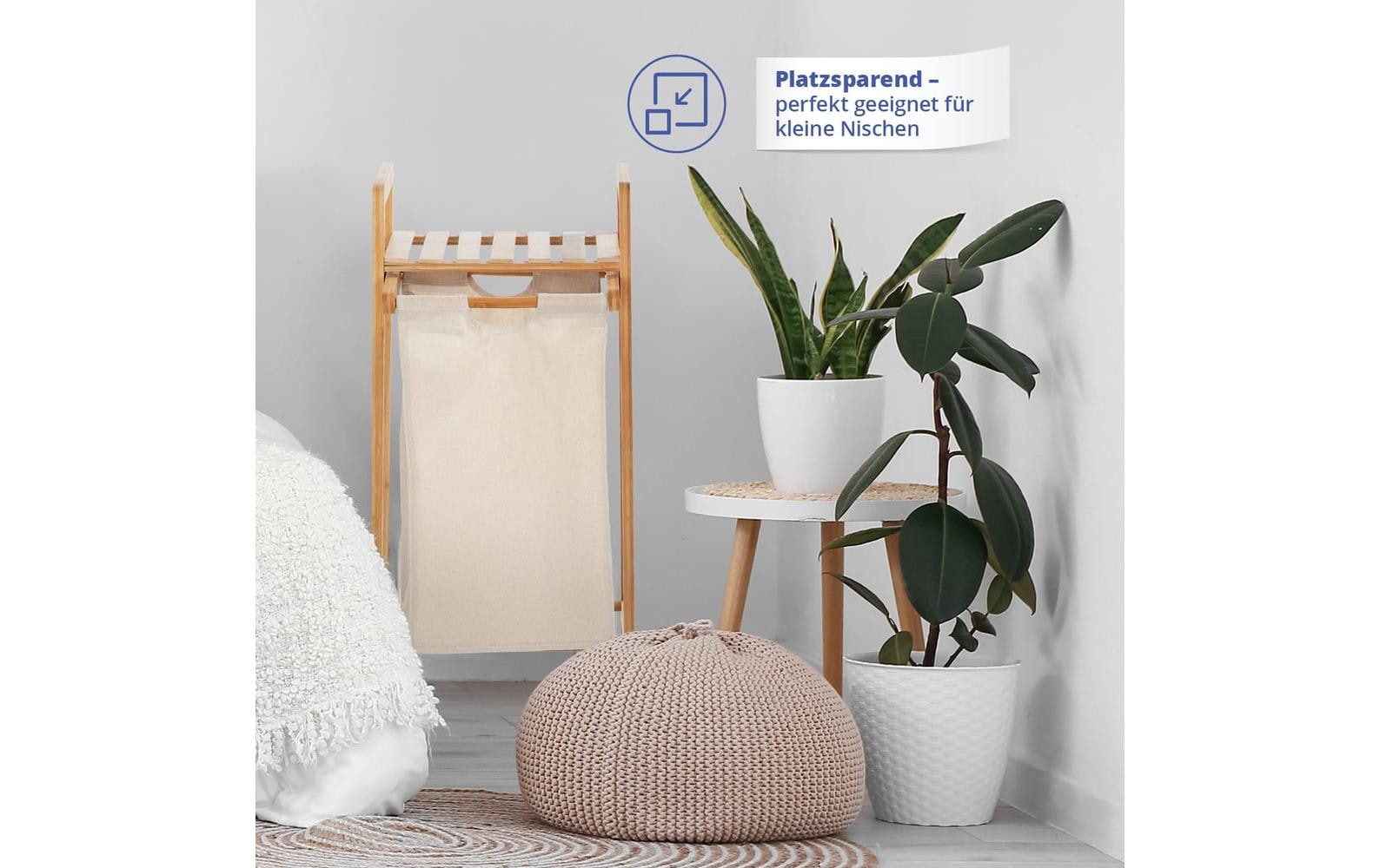 Lumaland Panier à linge »Bambus 30 l«