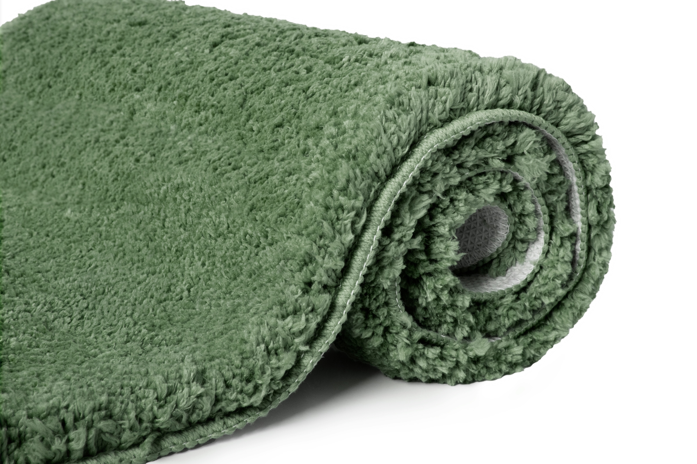 my home Badematte »Sanremo, Badvorleger, Badezimmer Teppich, sehr weich«, rutschhemmend beschichtet, fussbodenheizungsgeeignet-schnell trocknend, Badteppich, unifarben, rechteckig, rund & als 3-tlg. Set erhältlich