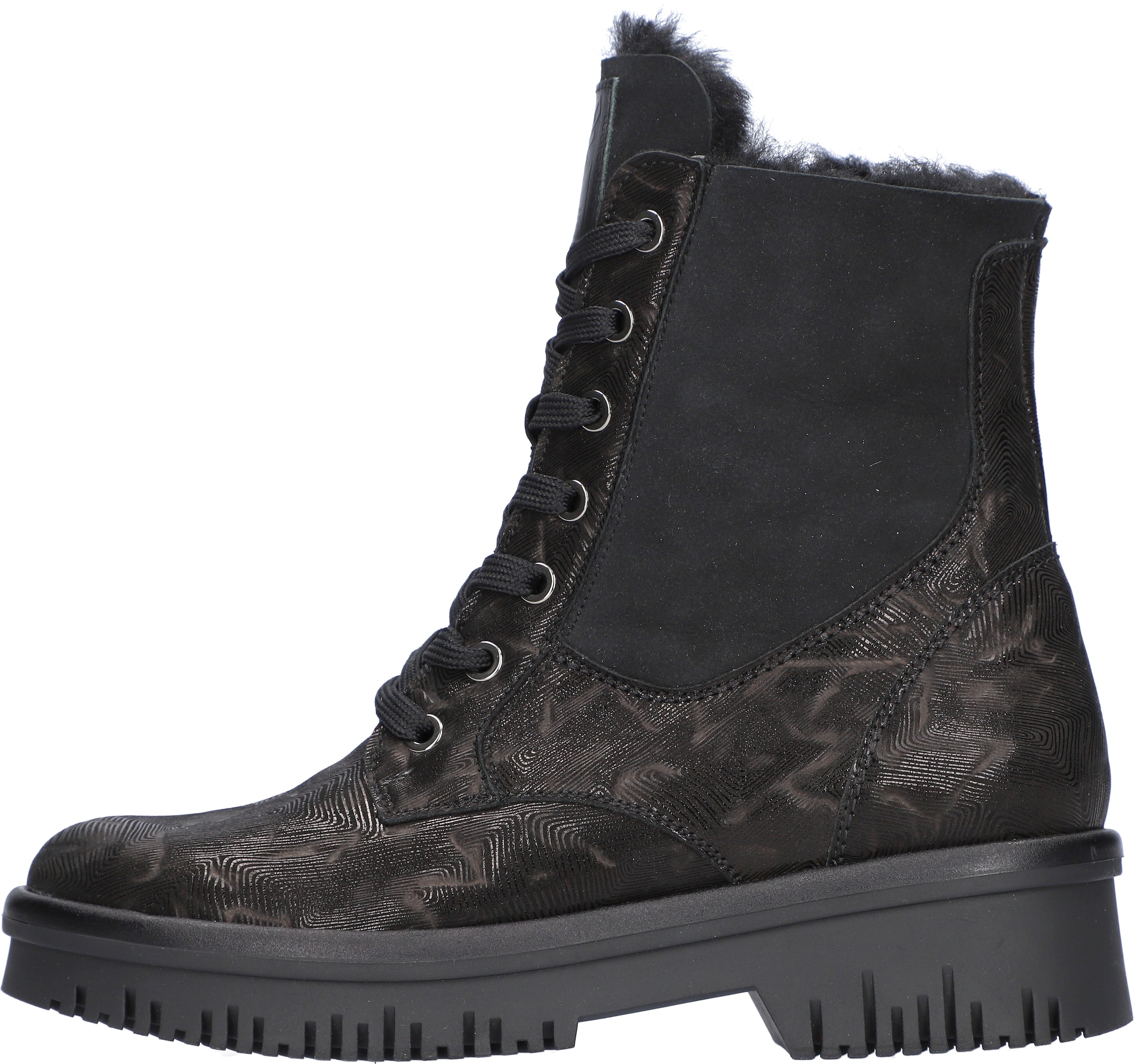 Waldläufer Winterstiefelette »H-ALEA«  Winterboots, Plateaustiefelette, mit Prägung, H-Weite