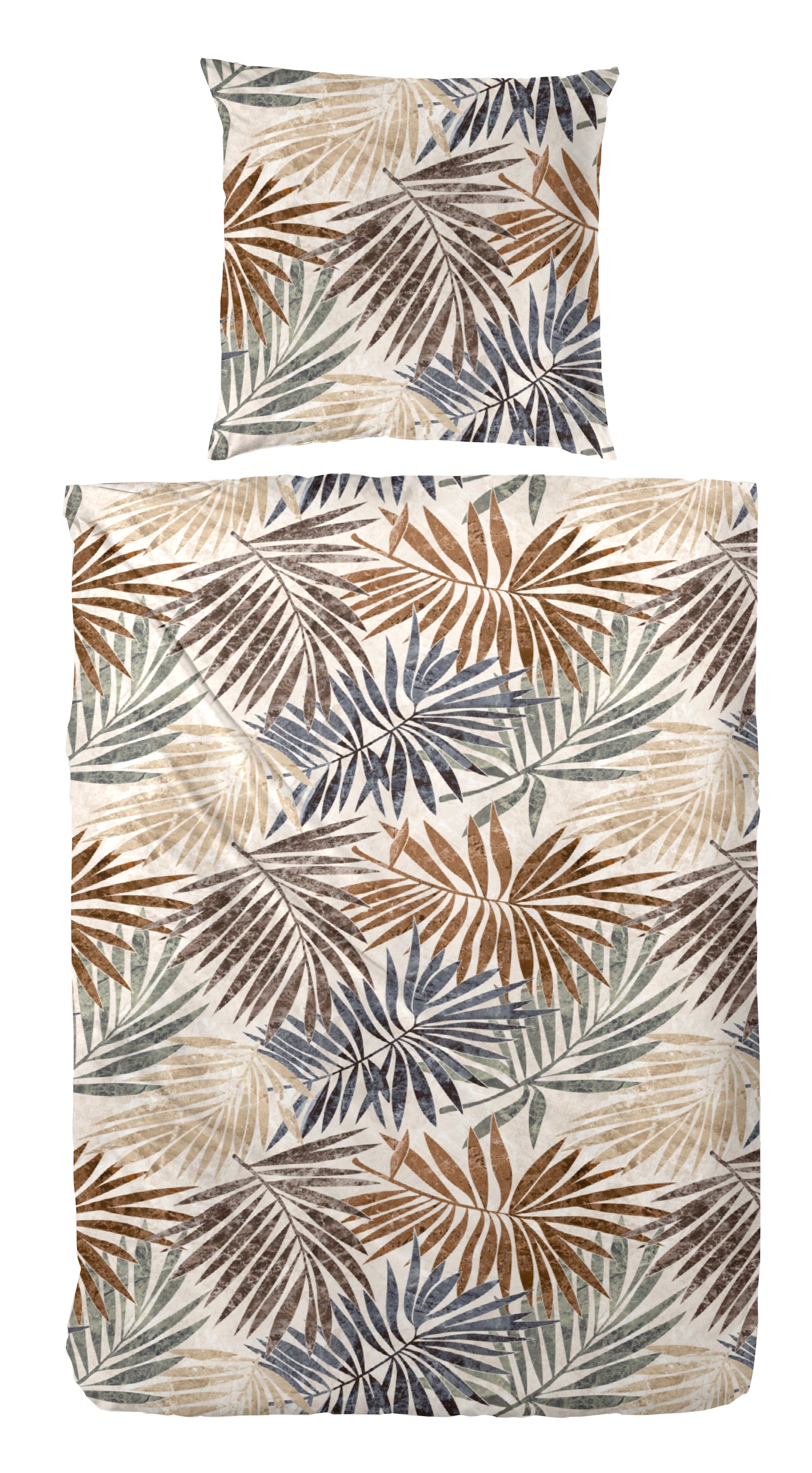 Image of Primera Bettwäsche "Mako-Satin Bettwäsche Boho" 2 Stk. im natürlichen Boho Style