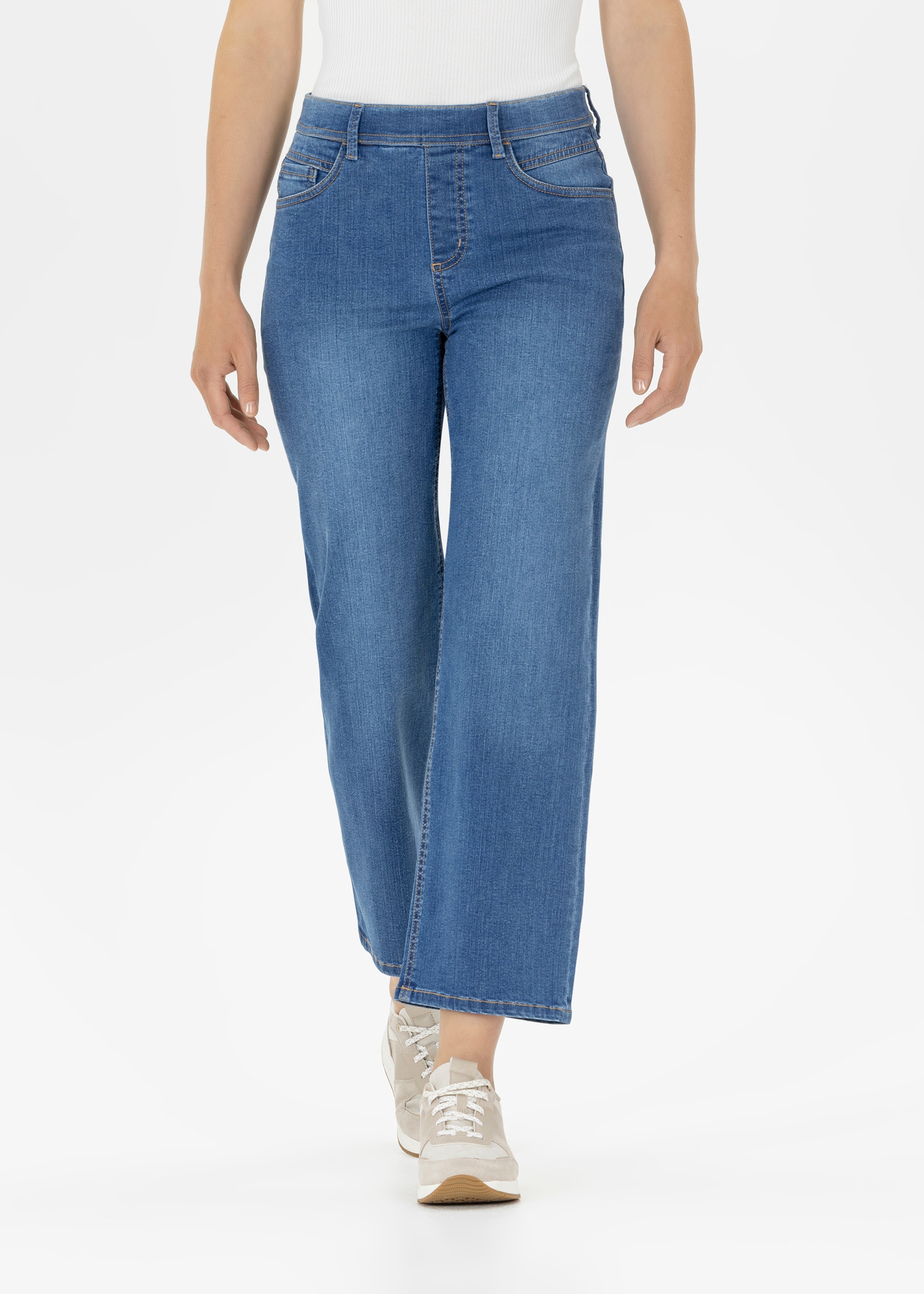 Image of Stehmann 7/8-Jeans "Melli-Culotte-W" 7/8-Beine, mit Gummizug