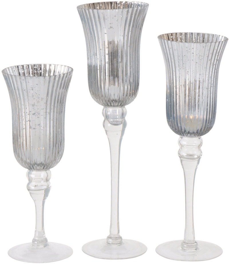 Image of BOLTZE Windlicht »Manou«, (Set, 3 St.), aus Glas, in unterschiedlichen Höhen bei Ackermann Versand Schweiz