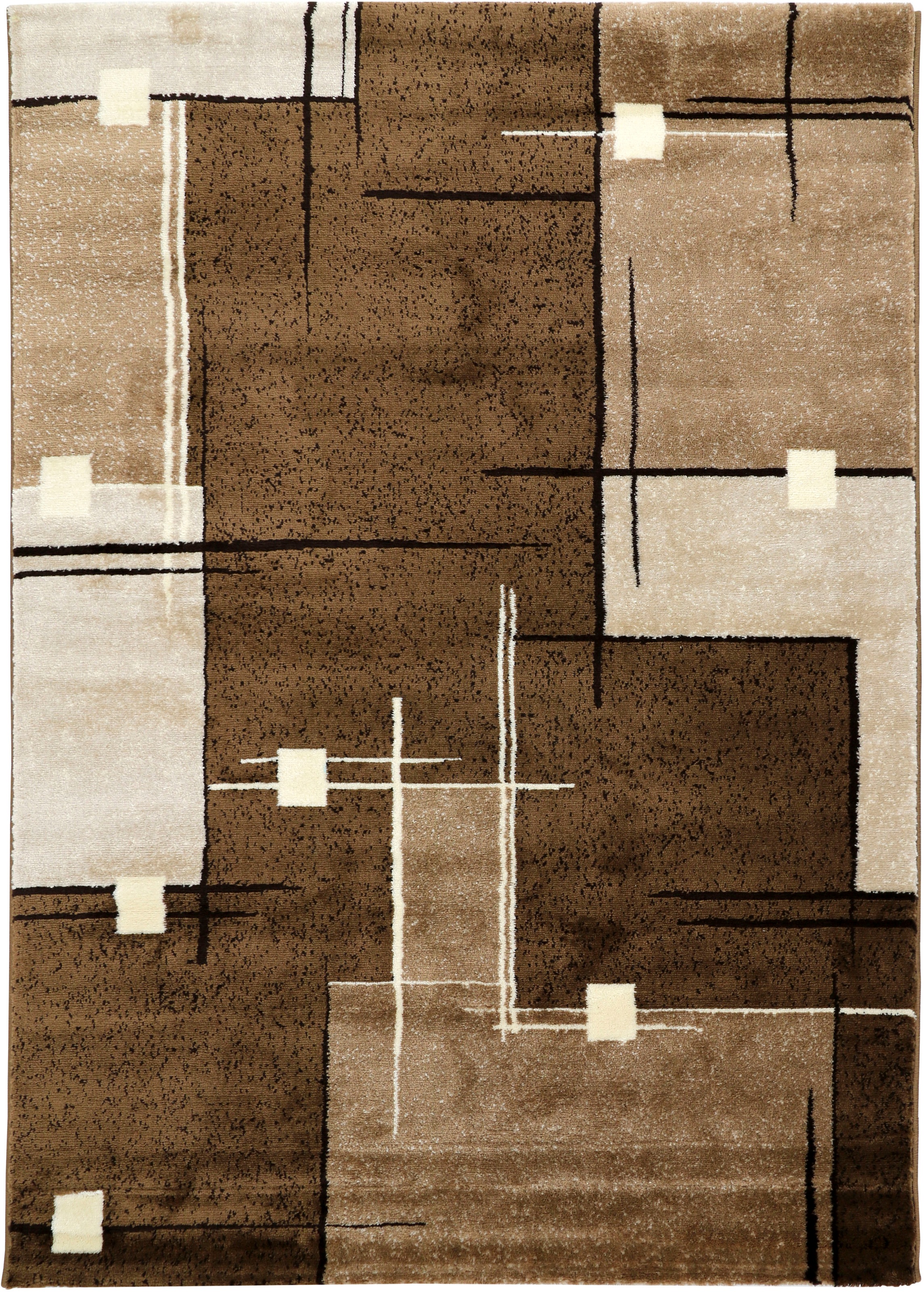 Image of RESITAL The Voice of Carpet Teppich »Side 235«, rechteckig, 11 mm Höhe, Kurzflor, gewebt, modernes Design, Patchwork, ideal im Wohnzimmer & Schlafzimmer bei Ackermann Versand Schweiz