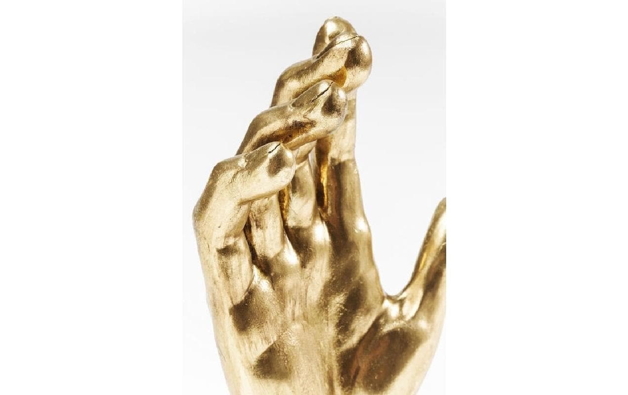 Kare Design Dekofigur »Kare Hand Goldfarben«
