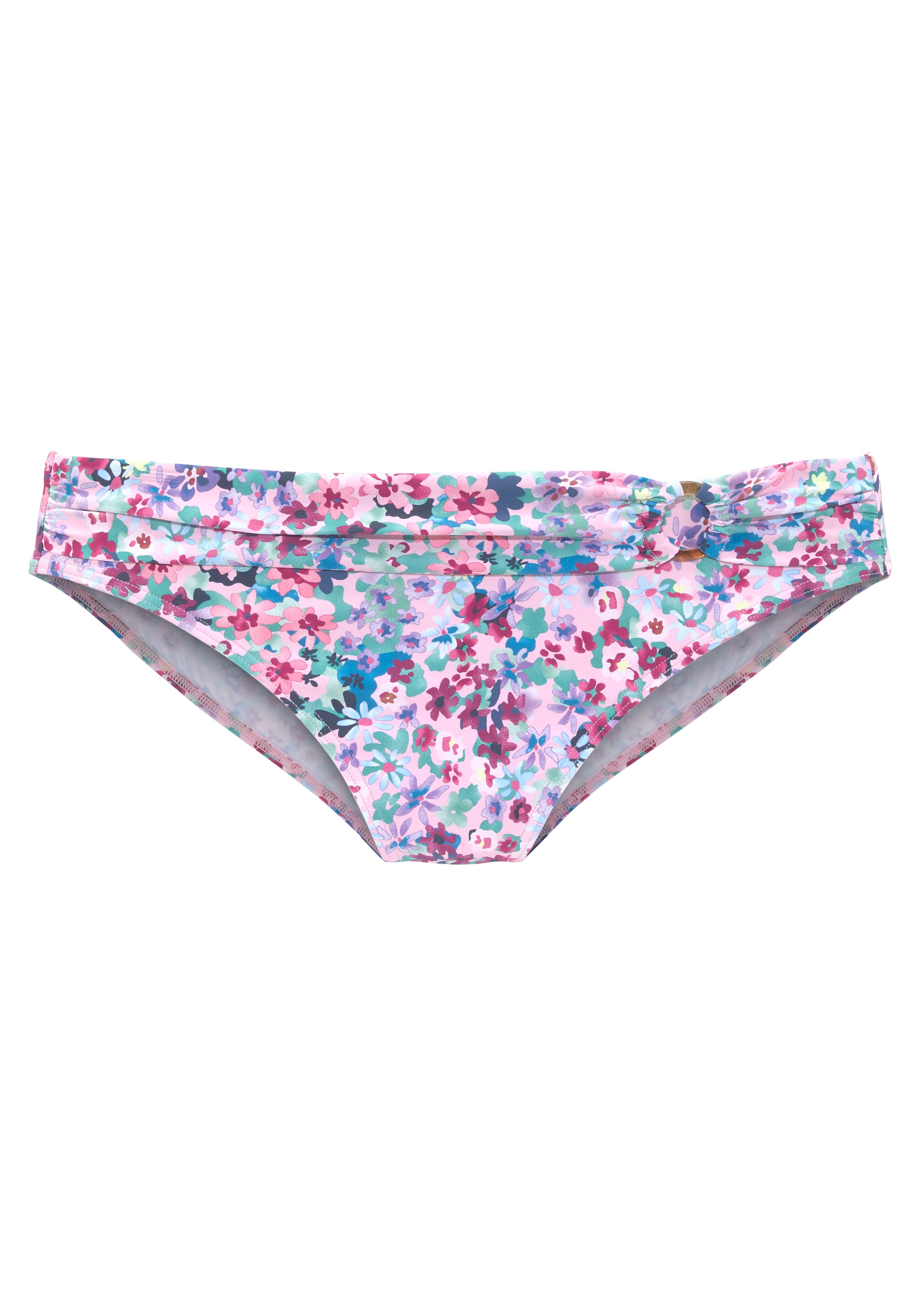 s.Oliver Bikini-Hose »Scatter«, mit Umschlagbund