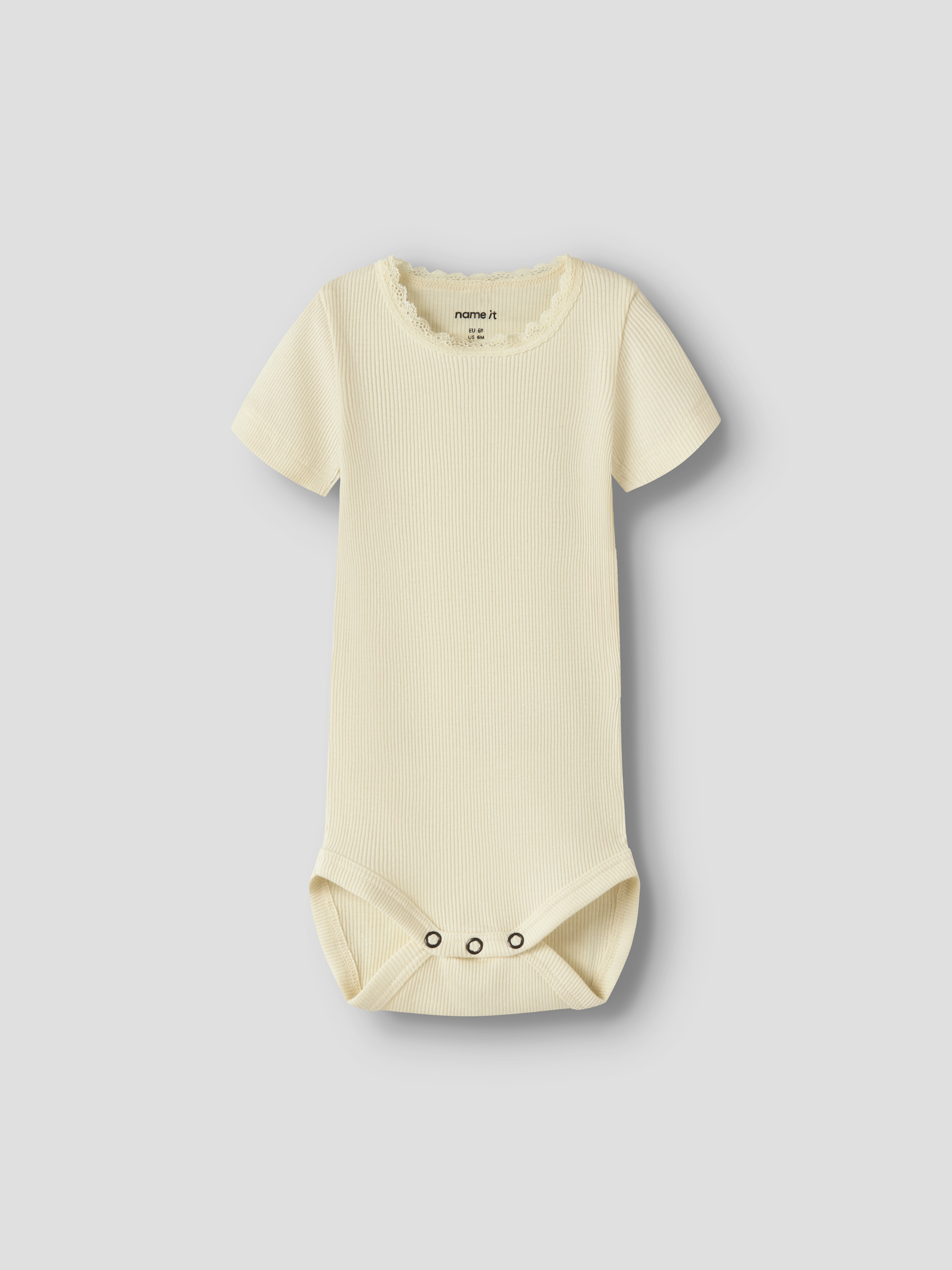 Name It Body à manches courtes »NBFKAB SS BODY NOOS« mélange de coton, manches courtes
