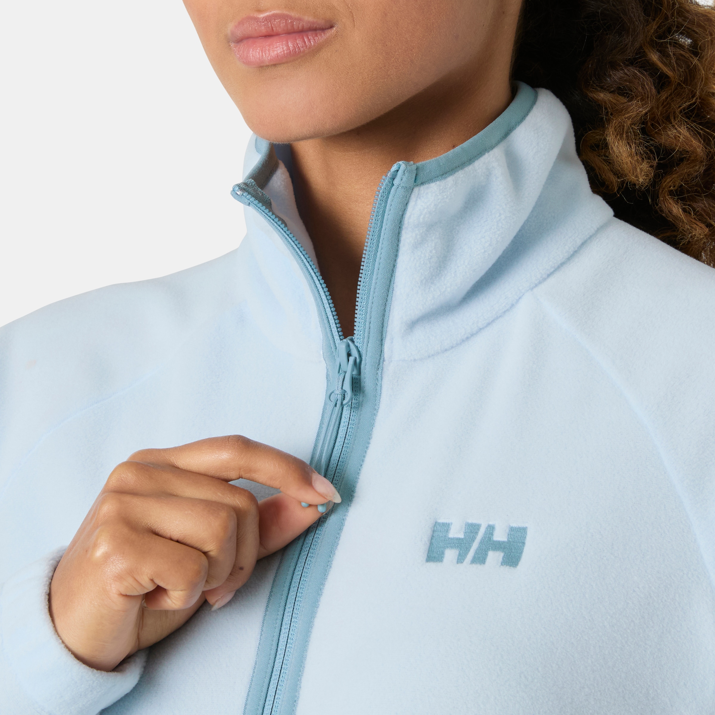 Helly Hansen Pull en polaire »W RIG FLEECE 1/2 ZIP«, sportlicher Stil, Stehkragen mit halbem Reissverschluss, Kängurutasche
