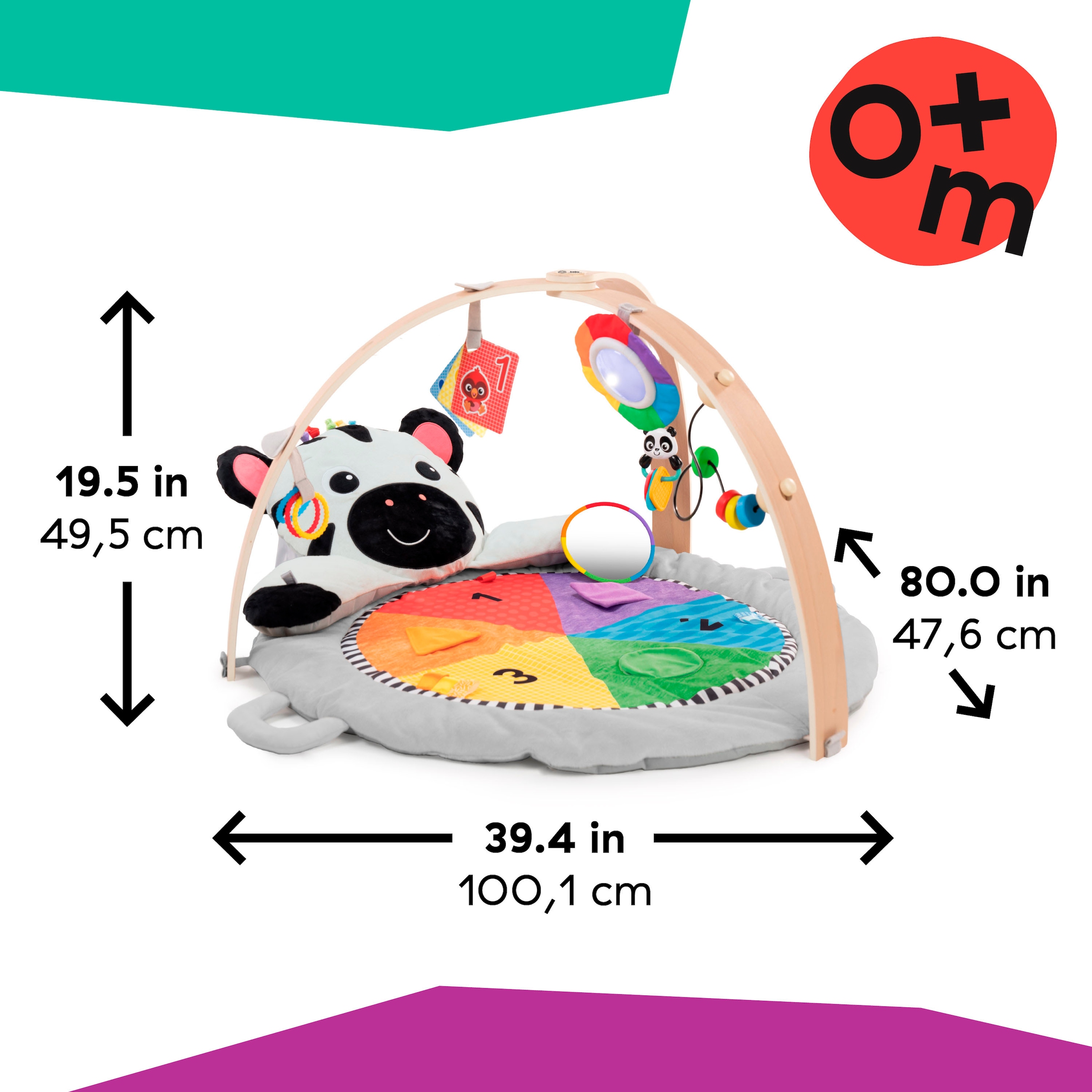 Baby Einstein Arche de jeu »Zen's Activity Milestones™ Plush Gym« mit Licht- und Sound