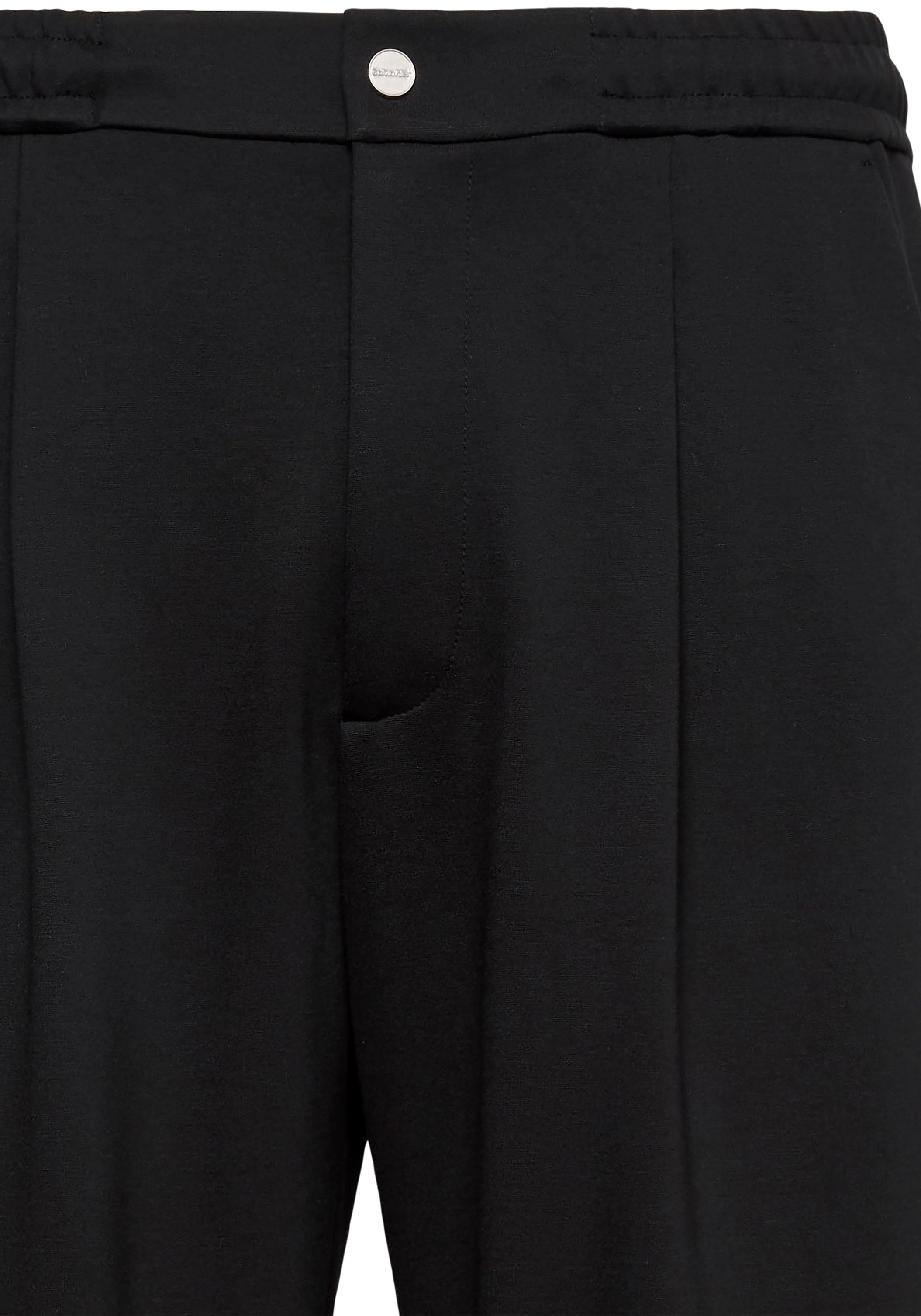 Calvin Klein Pantalon à pinces »TAPERED TECH KNIT PLEATED PANT«  coupe régulière avec ceinture élastique