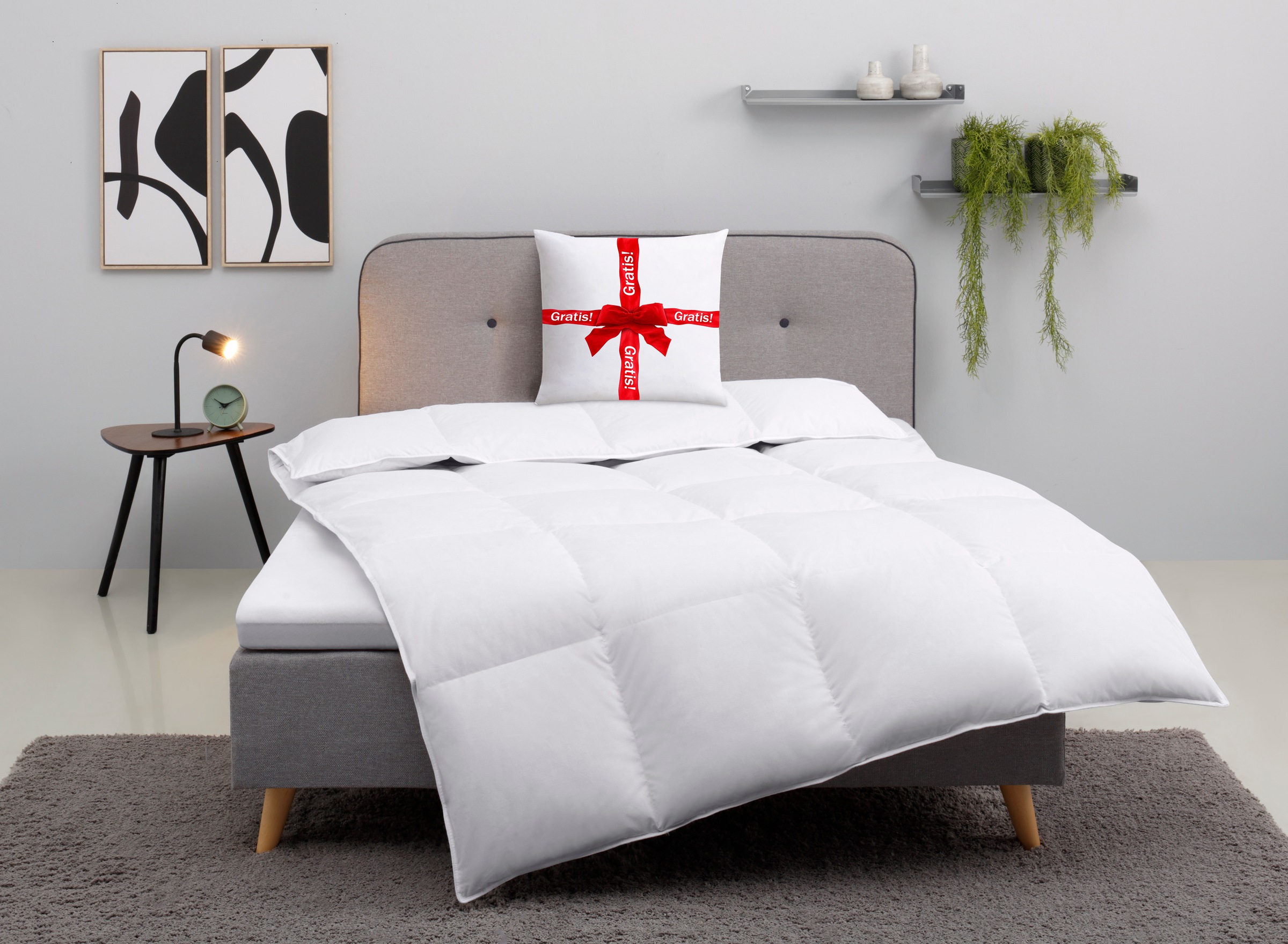 Image of GOODproduct "Cavanelle, Bettdecke in 135x200 cm & 155x220 cm" warm Füllung 80% Daunen & 20% Federn 1 Stk. tlg. Bettdecken, Sommer, Winter, Decke, Made in Germany, Downpass