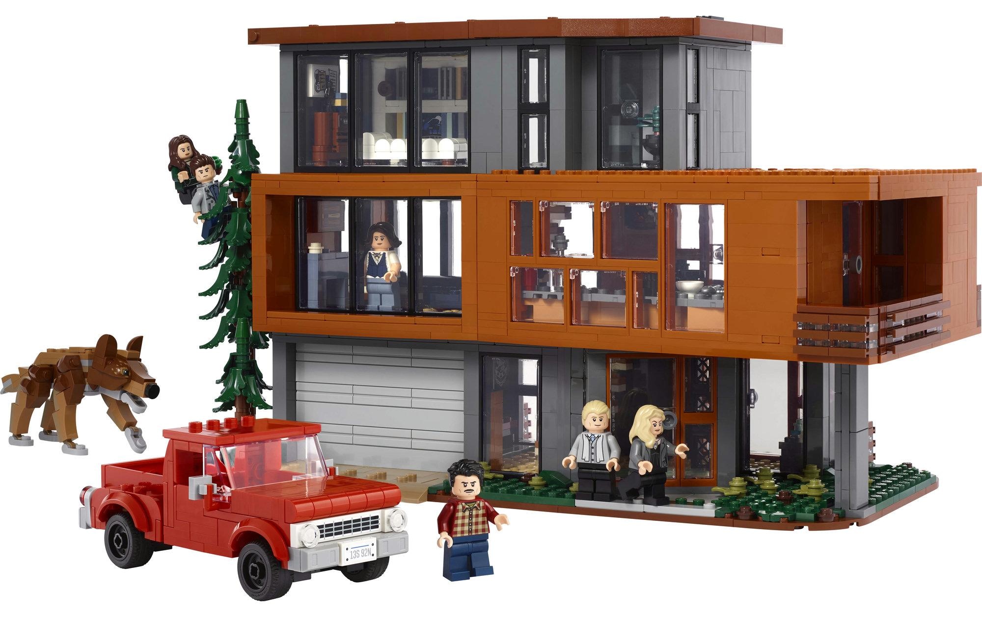 LEGO® Konstruktionsspielsteine »Ideas Das Haus der Cullens aus Twilight 21354« 3-stöckiges Ausstellungsmodell des modernen Cullen-Hauses