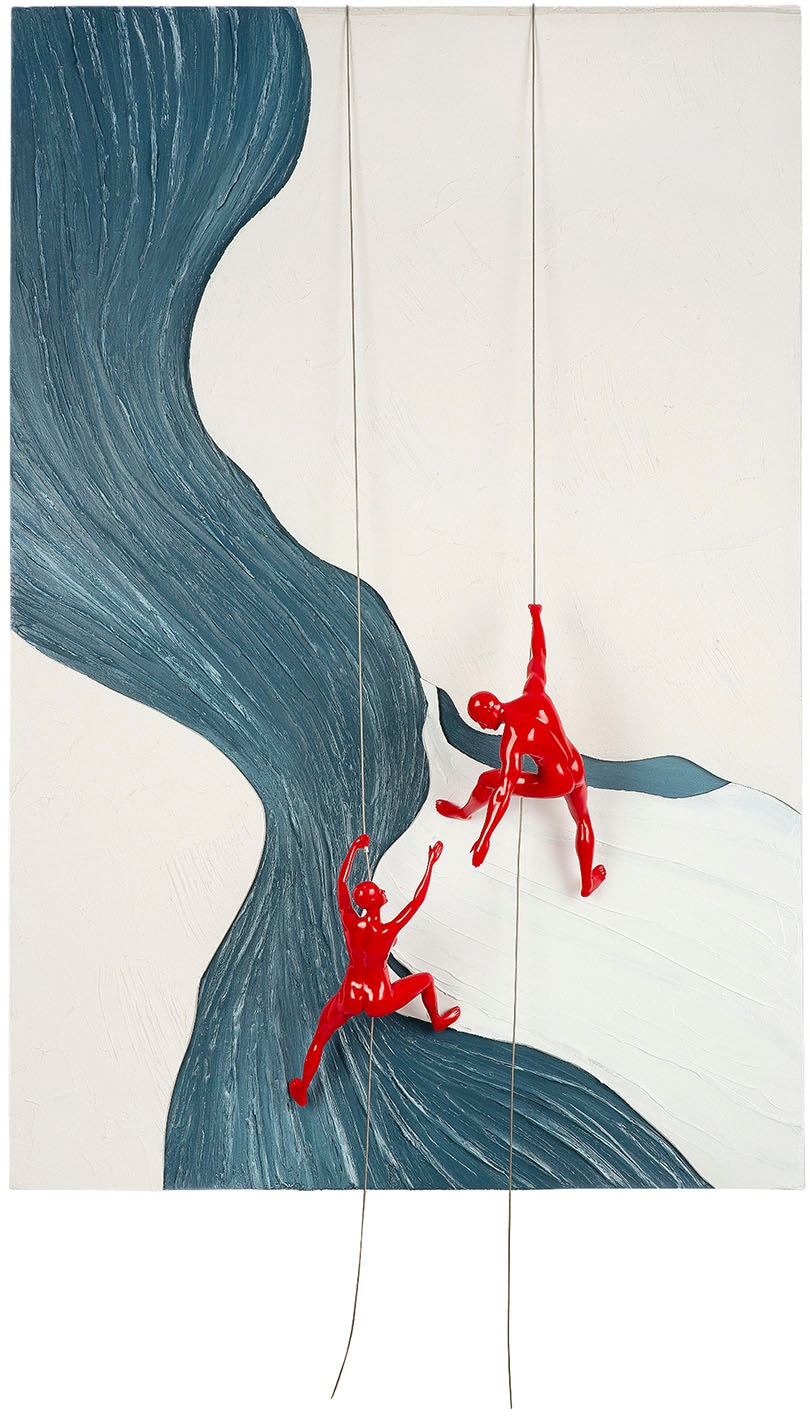 GILDE Tableau sur toile »Bild rechteckig Scramble mehrfarbig H. 120 cm« 1 cuis tlg.