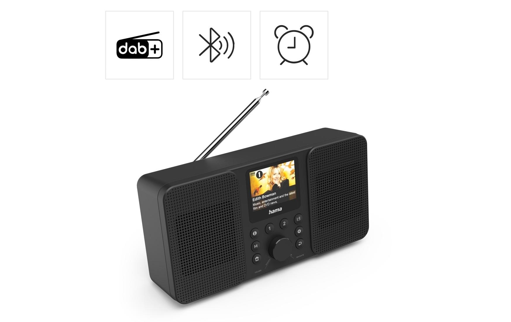 Hama Digitalradio (DAB+) »DIR10« (Bluetooth | WLAN Internetradio )