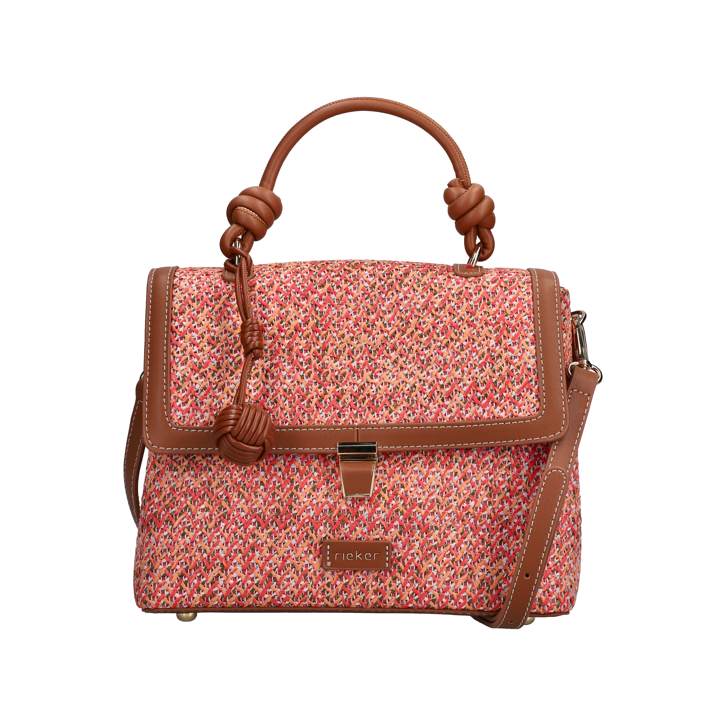 Image of Rieker Henkeltasche, Handtasche, Umhängetasche Damen mit abnehmbarem Umhängeriemen