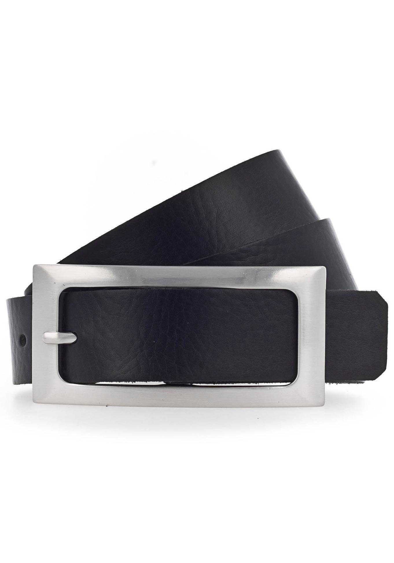 Image of Vanzetti Ledergürtel, mit grosser rechteckiger Dornschliesse bei Ackermann Versand Schweiz