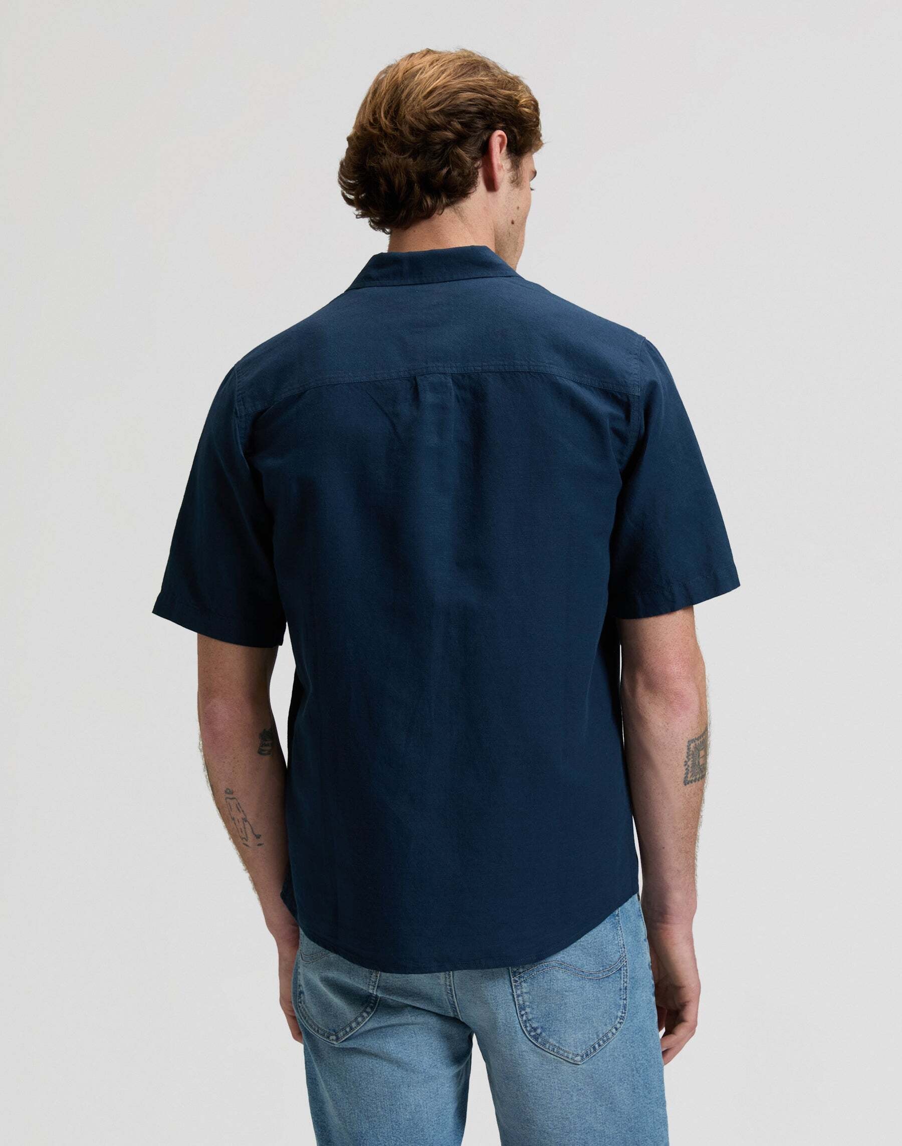 Lee® Chemise en lin »Lee Leinenhemd Shortsleeve«